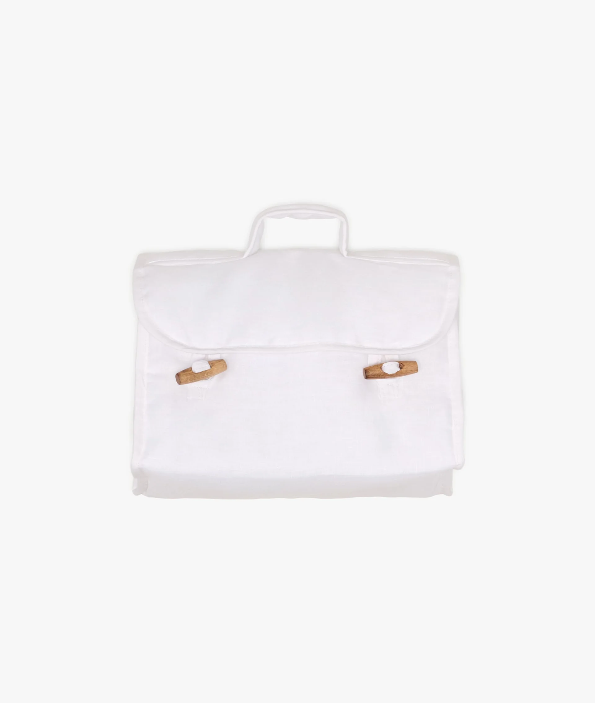 Beauty Case Camilla with Frogs White