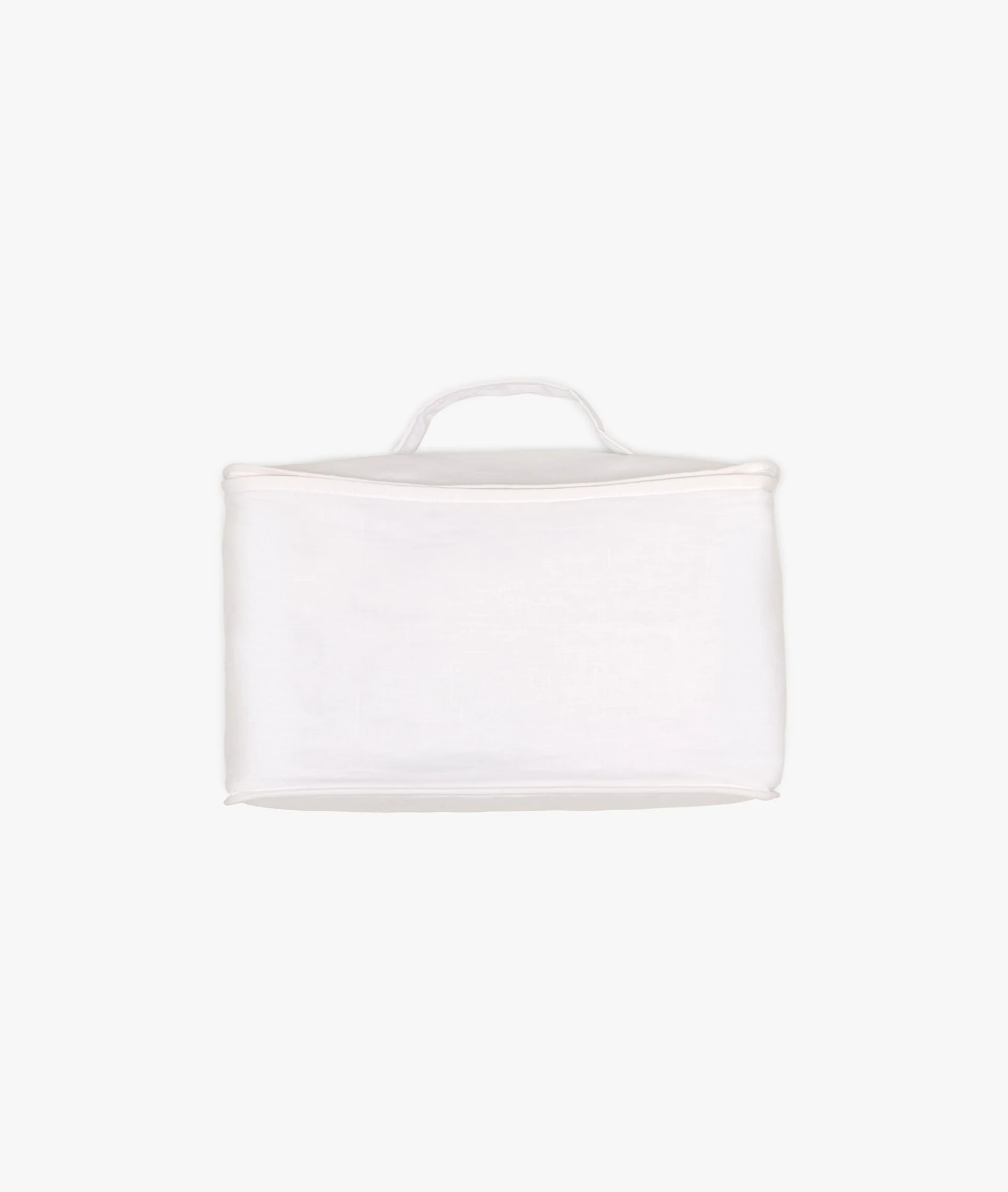 Beauty Case Maxi Camilla with Zipper White