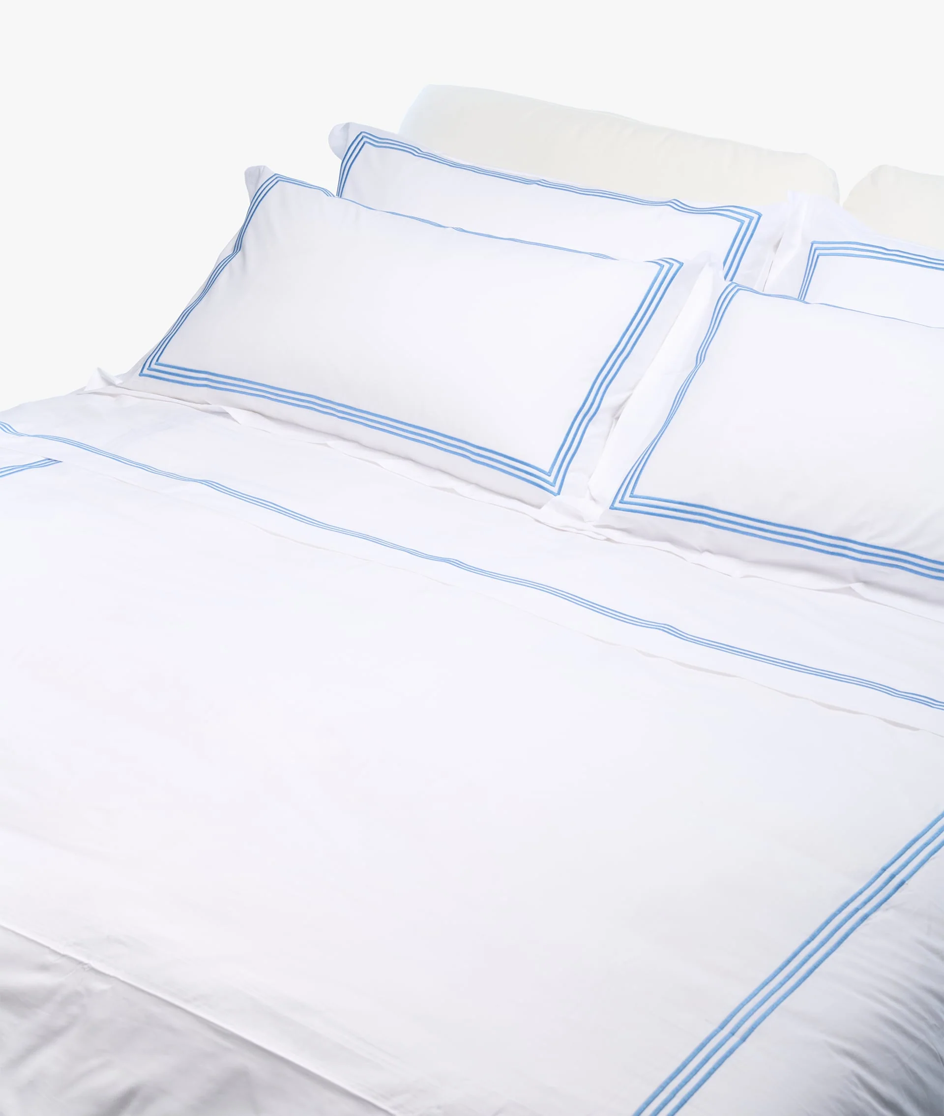 Bed Duvet Cover Set Taviano: Duvet Cover and Pillowcases Green - Image 2