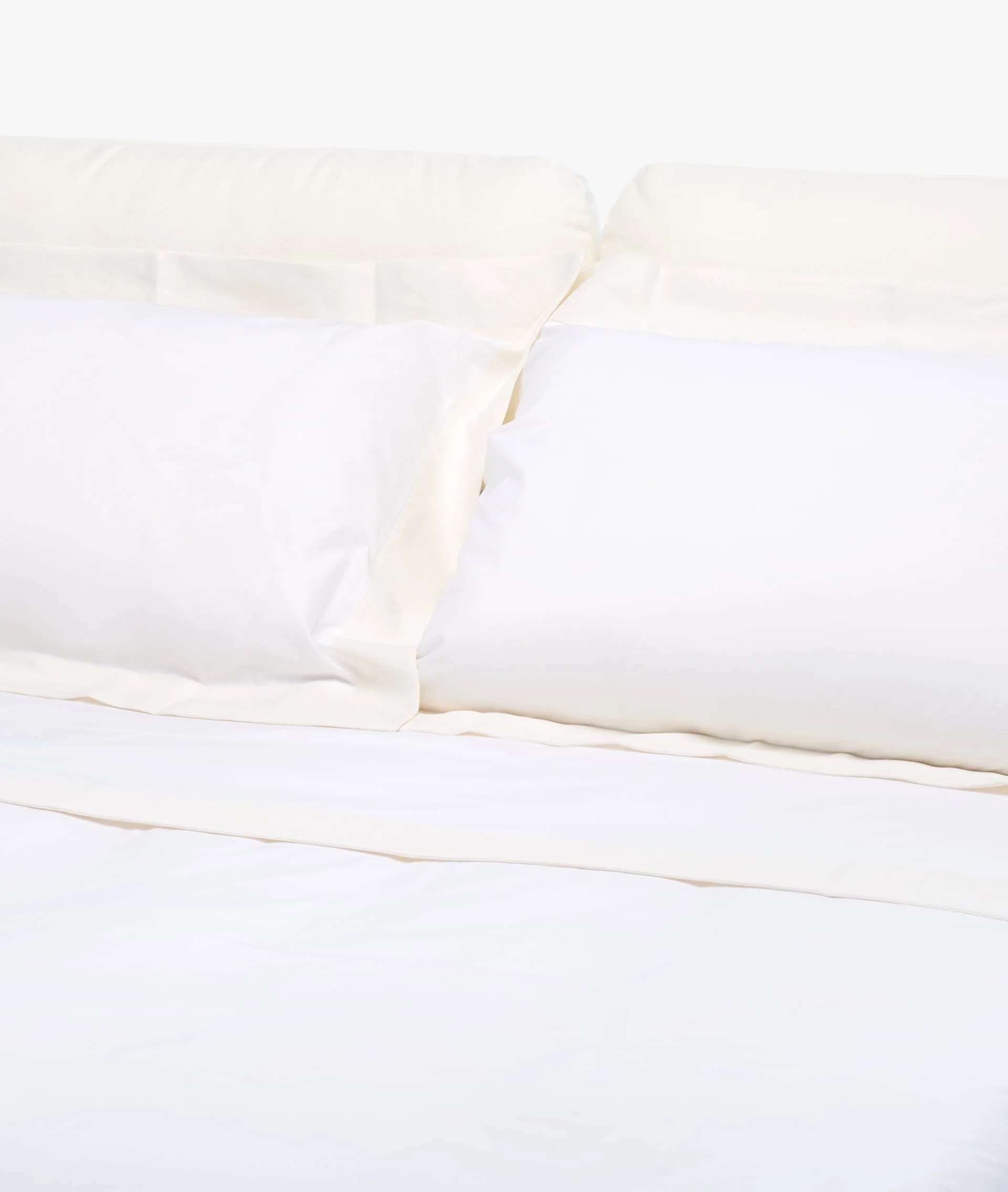 Bed Sheet Set Gallipoli: Sheet and Pillowcases Cream - Image 2