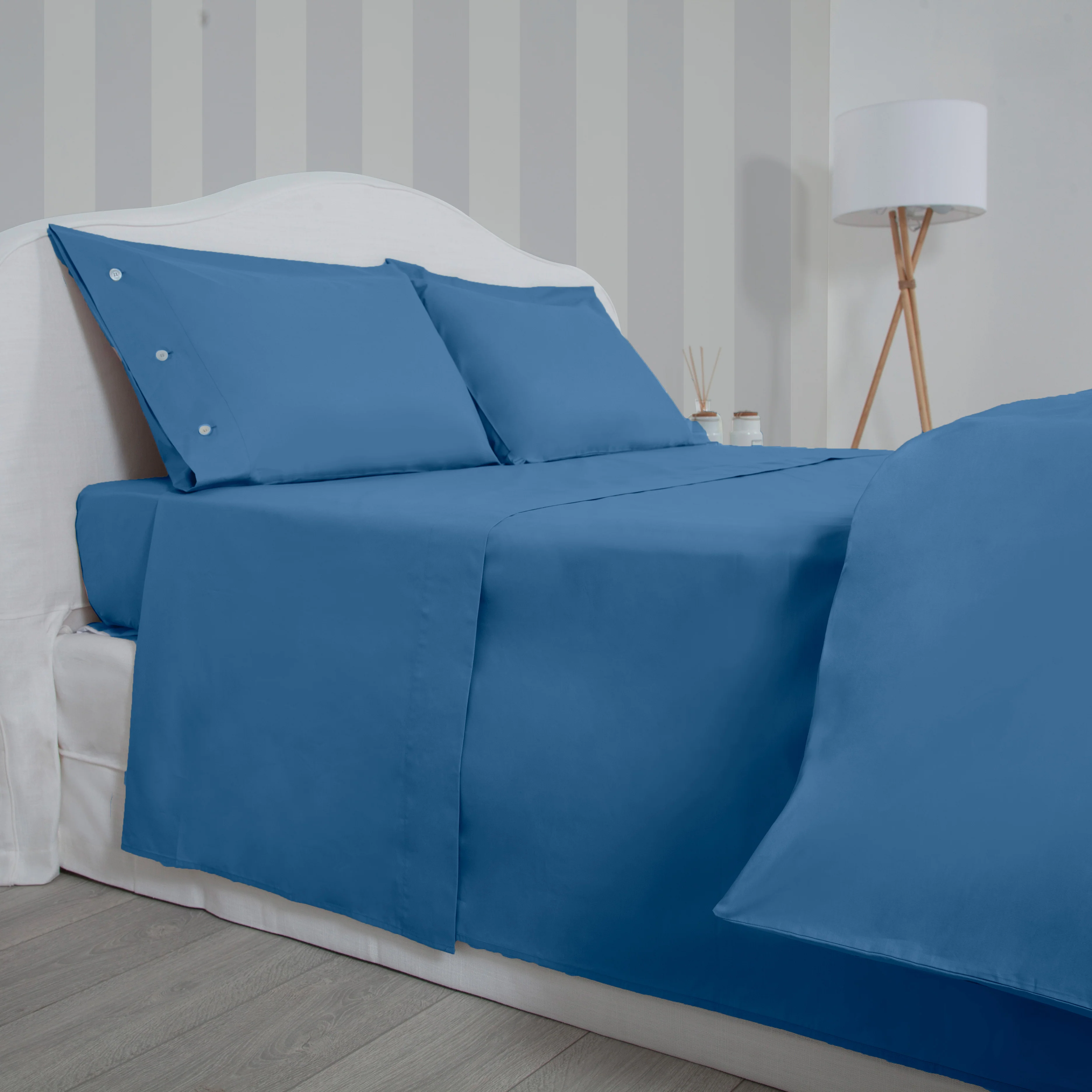 Bed Sheet Set Milano: Sheet and Pillowcases Dust - Image 2