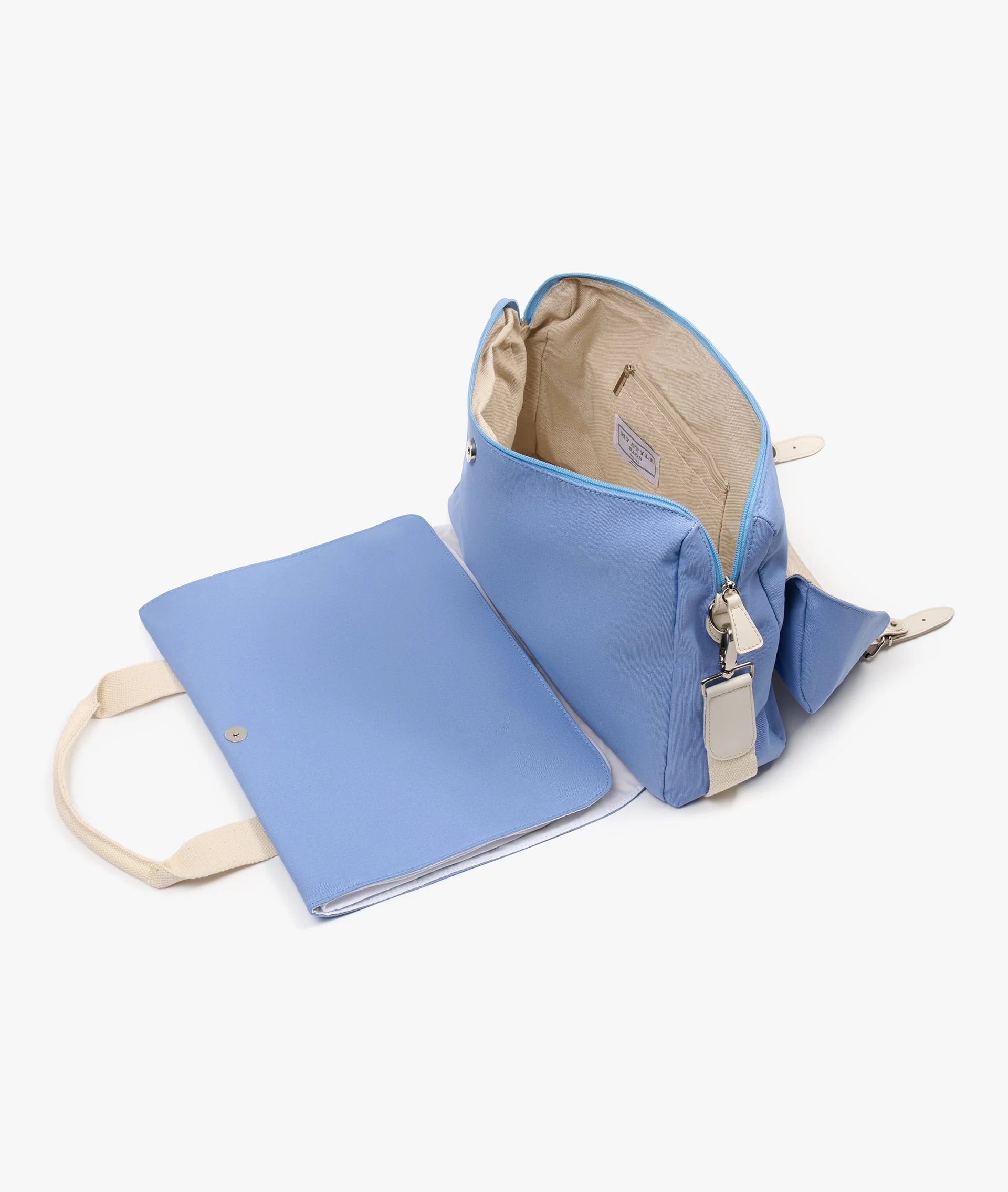  Changing Bag Yale in Light Blue	 - Image 4