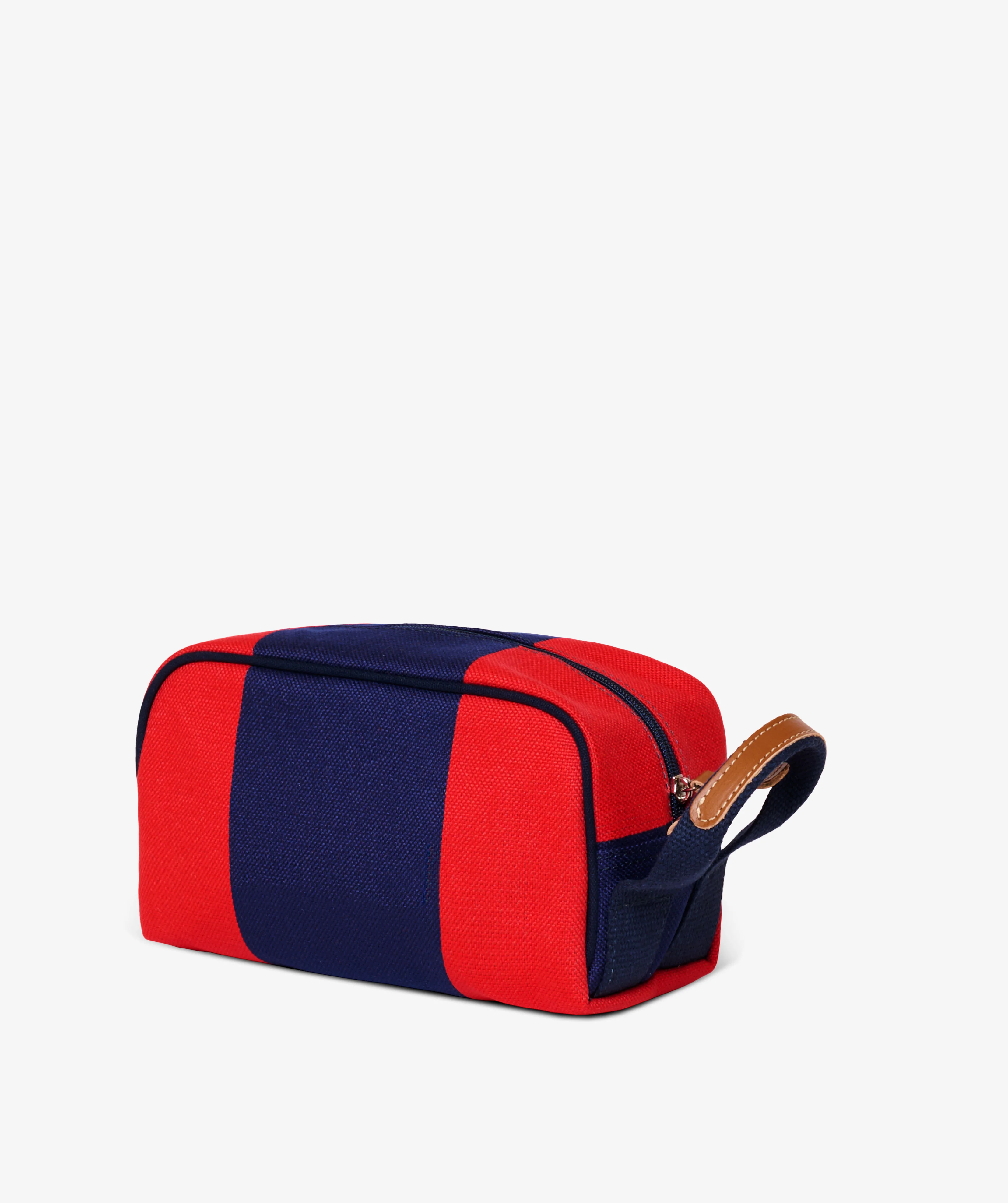 Boston Beauty Case Stripe in Blue/Red - Image 2