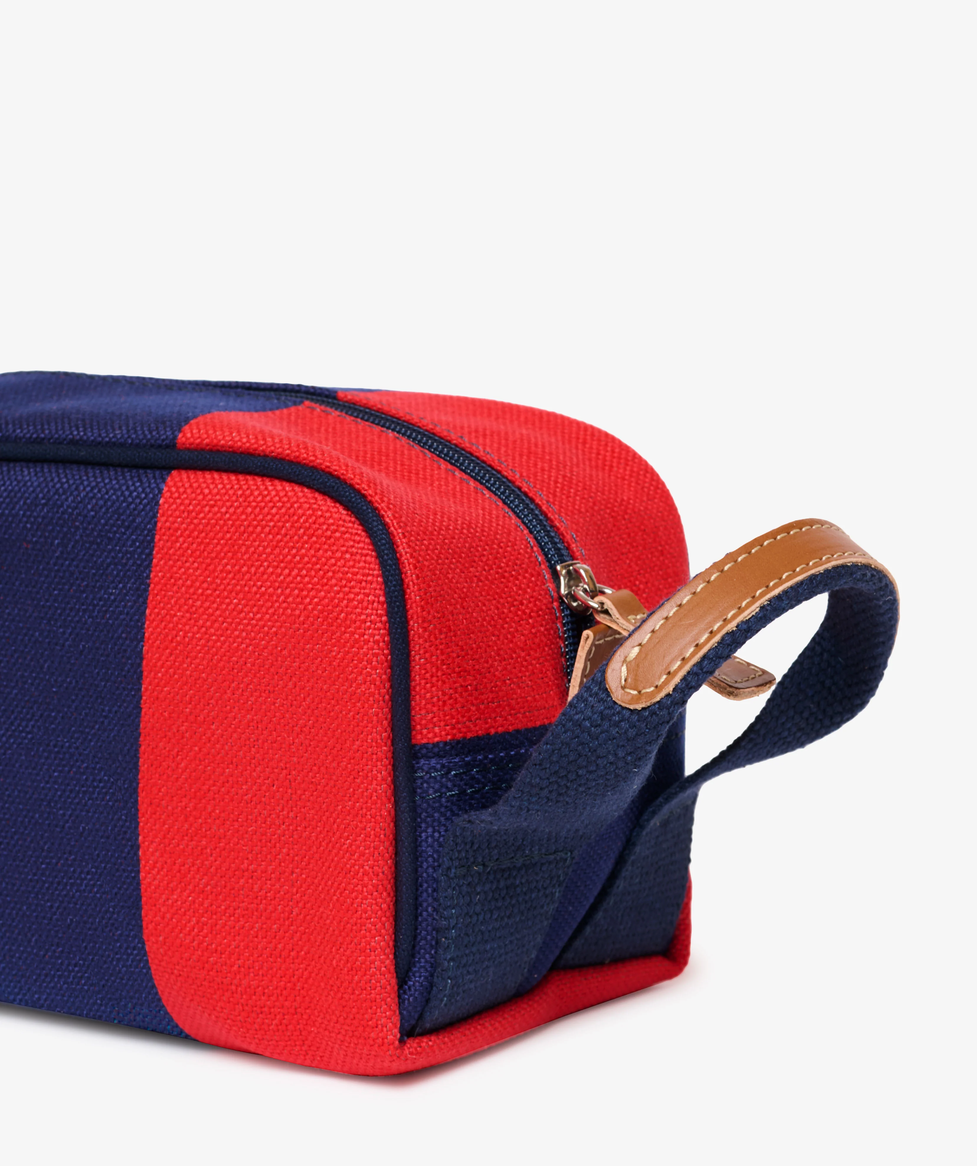 Boston Beauty Case Stripe in Blue/Red - Image 4