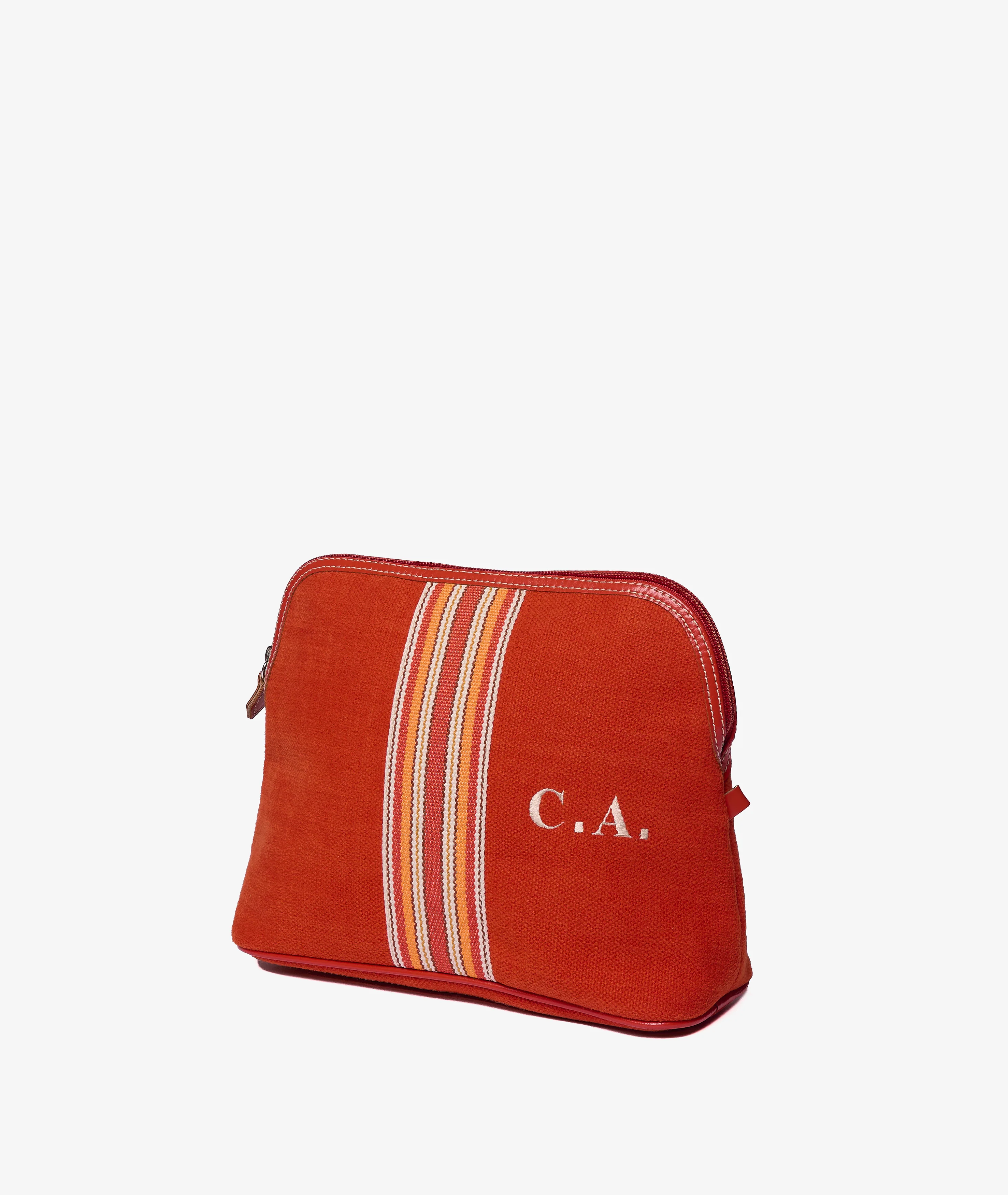 Trousse Large Macari in Orange - Image 2