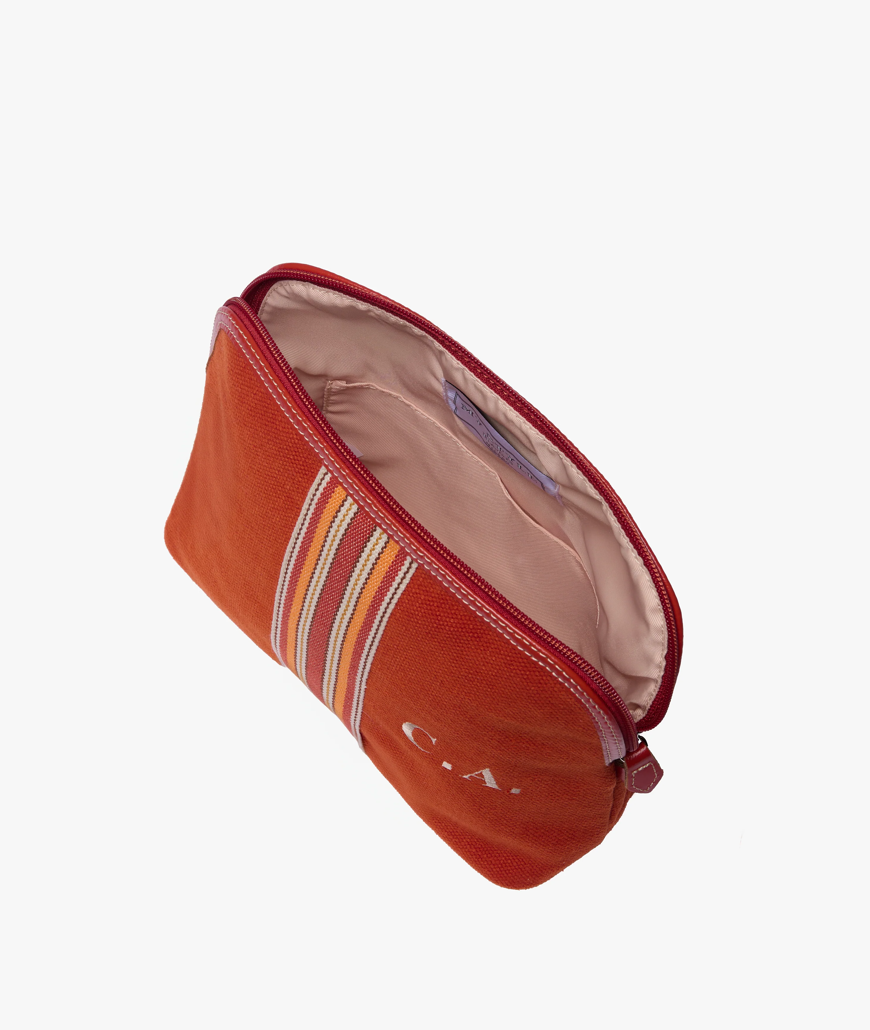 Trousse Large Macari in Orange - Image 3
