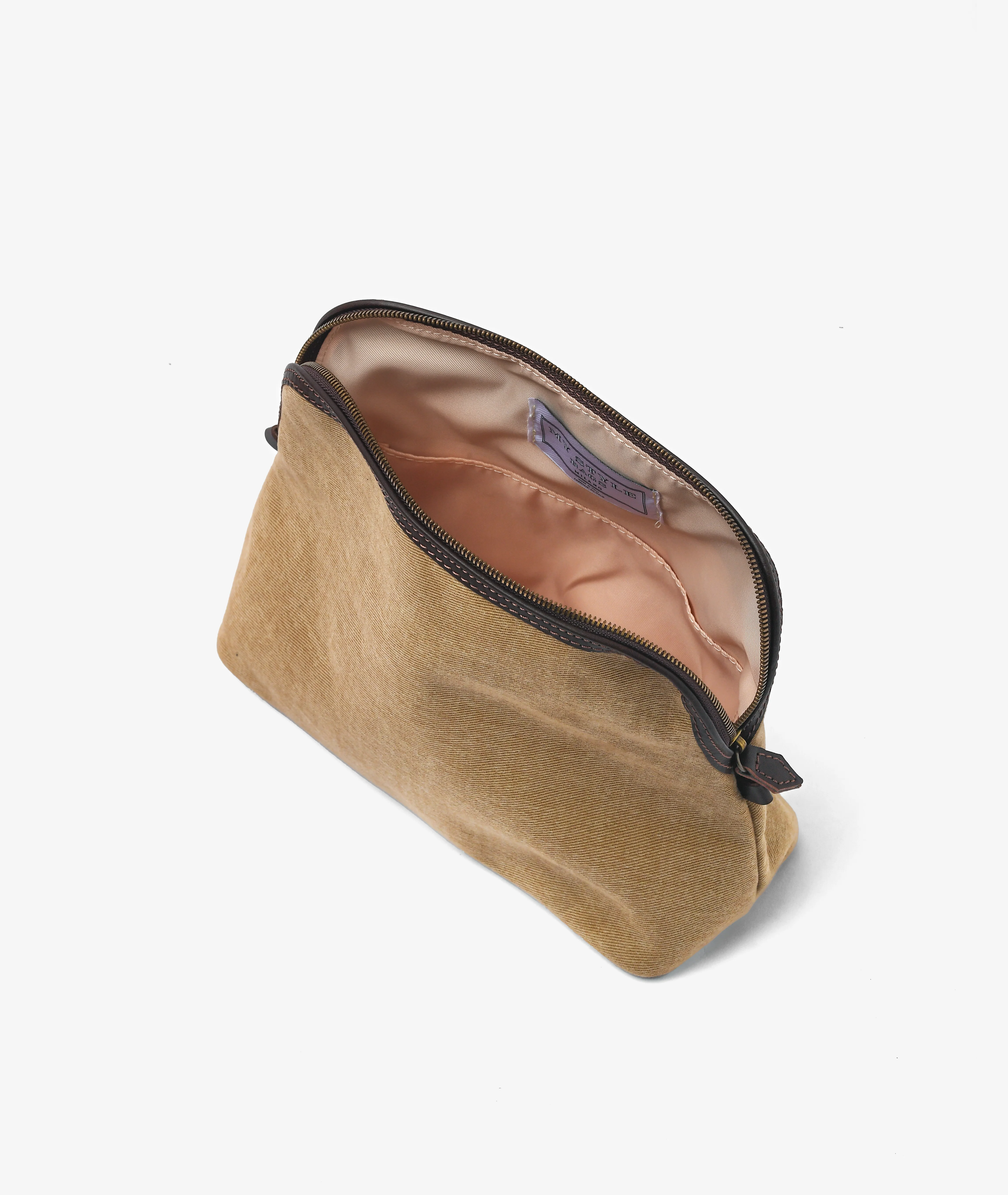Trousse Peachskin - Large in Beige - Image 4