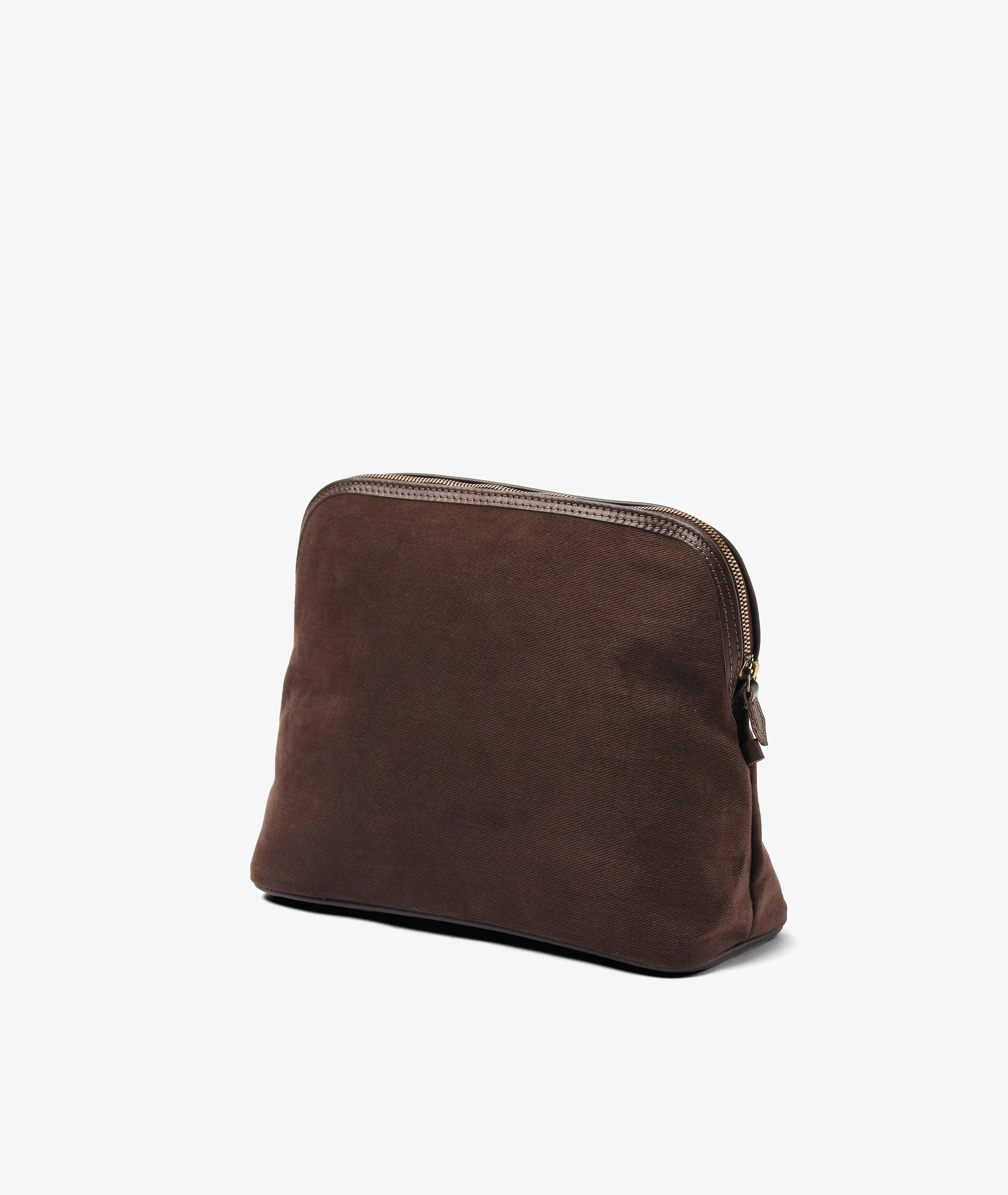 Trousse Peachskin - Large in Chocolate - Image 2