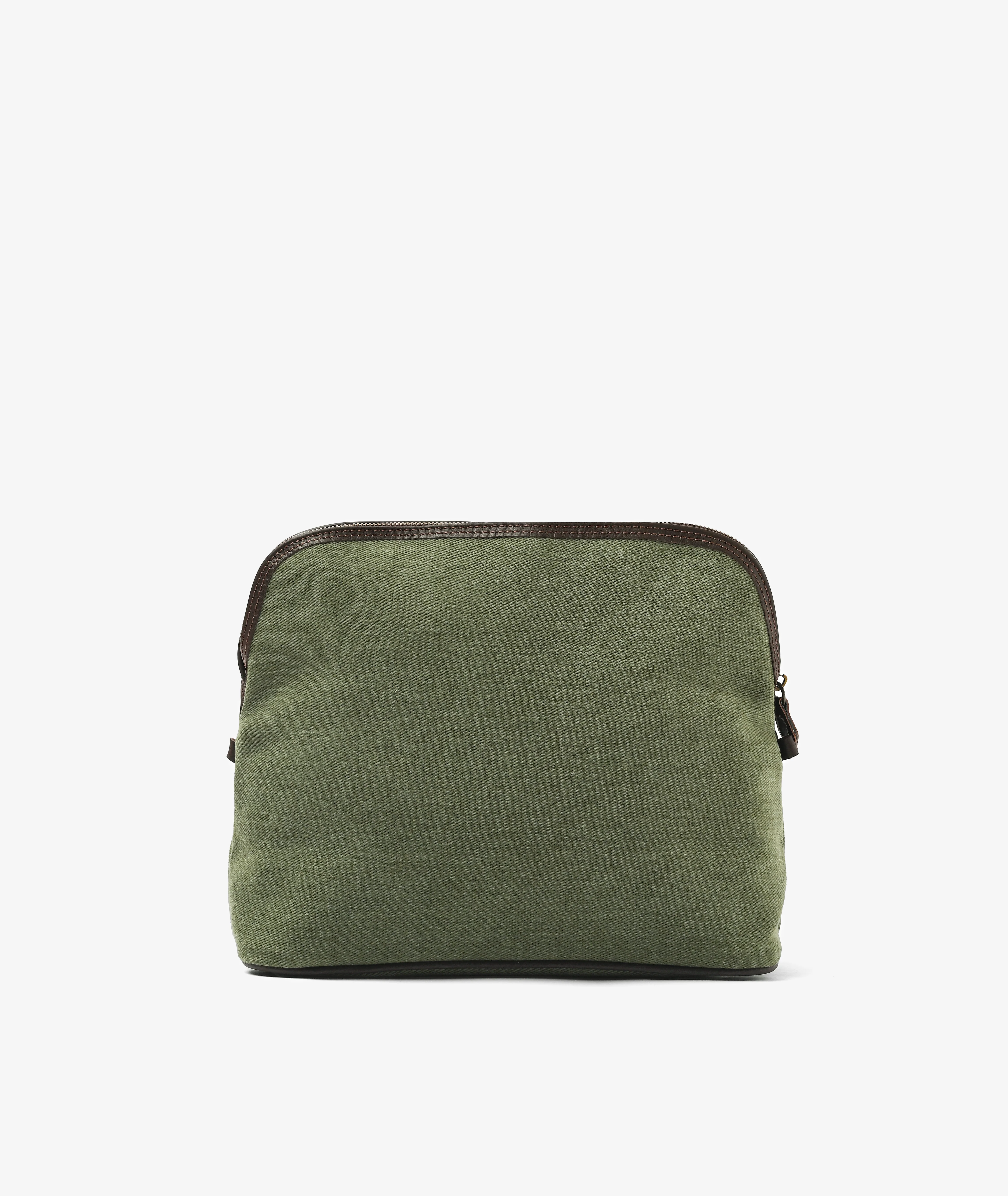 Trousse Peachskin - Large in Green