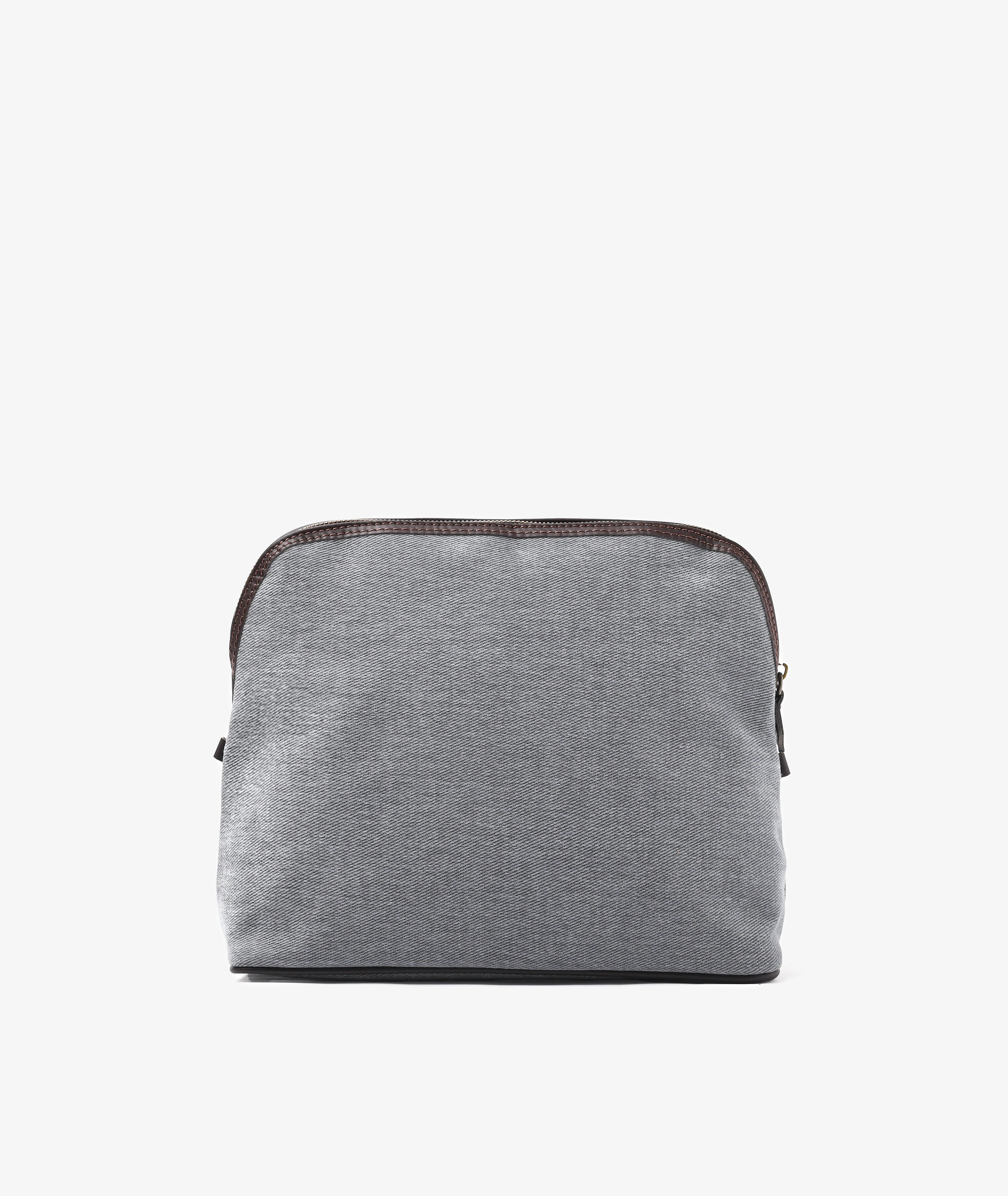 Trousse Peachskin - Large in Grey
