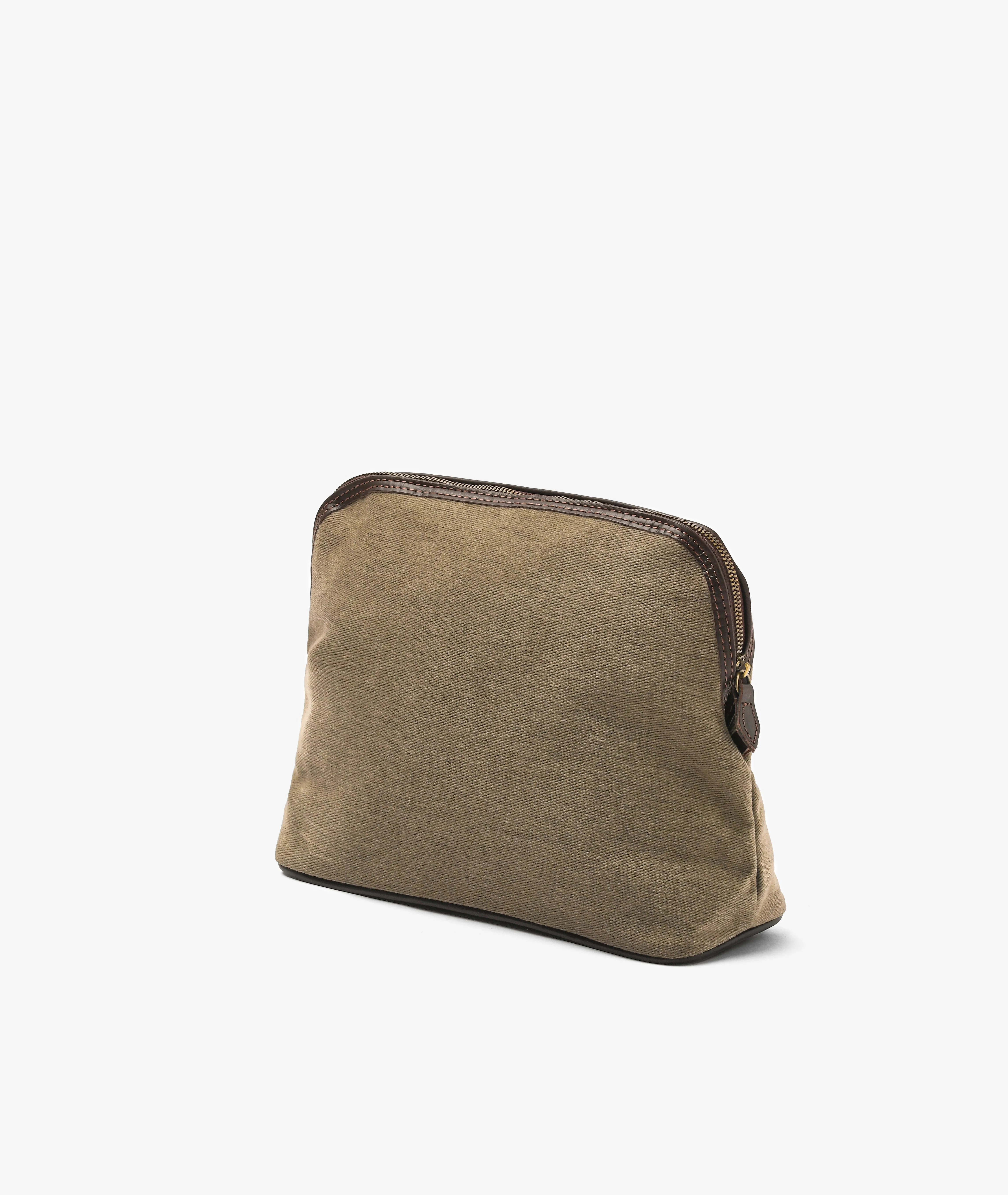 Trousse Peachskin - Large in Olive - Image 2