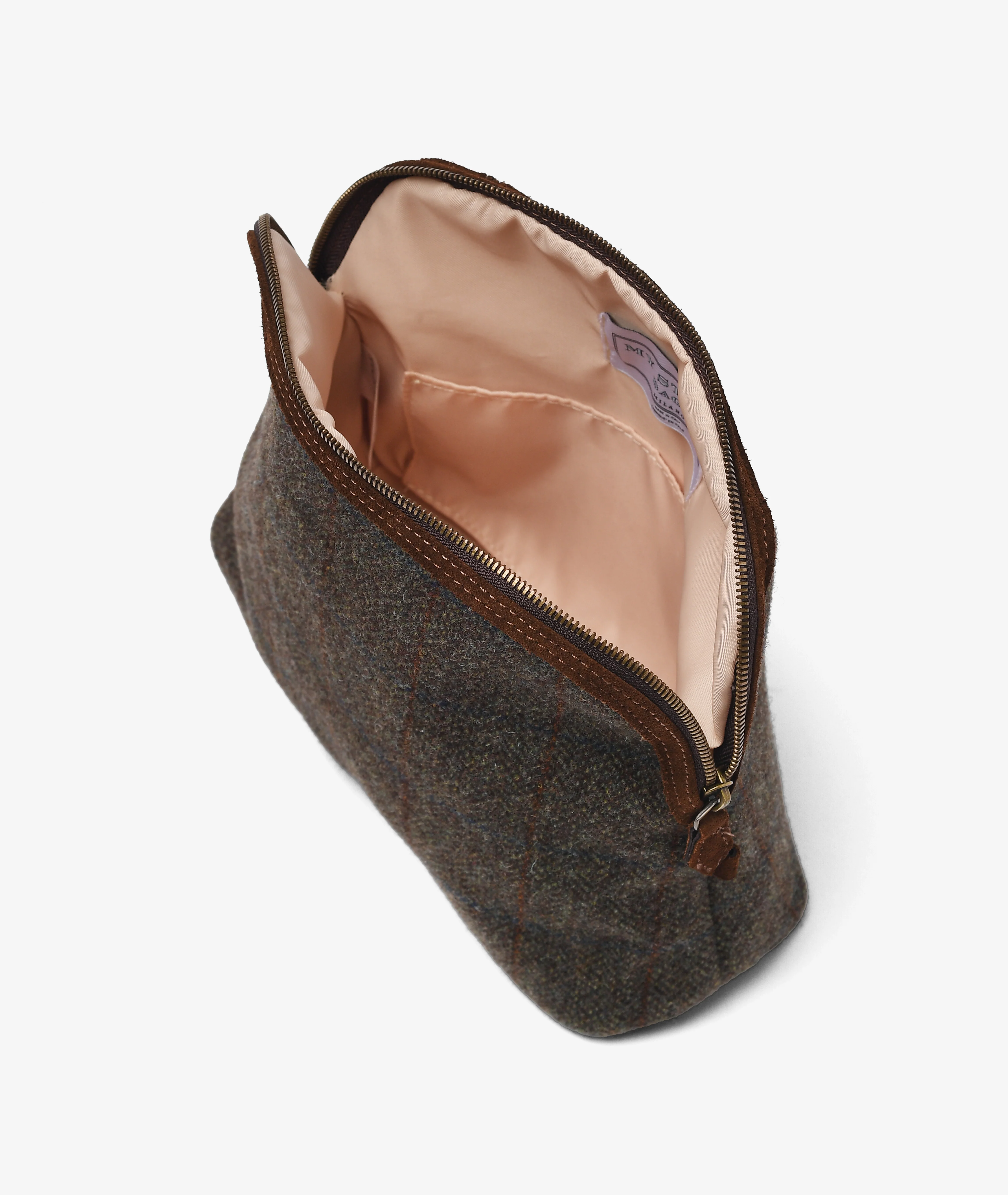 Trousse Large Tweed Deluxe - Chocolate - Image 4