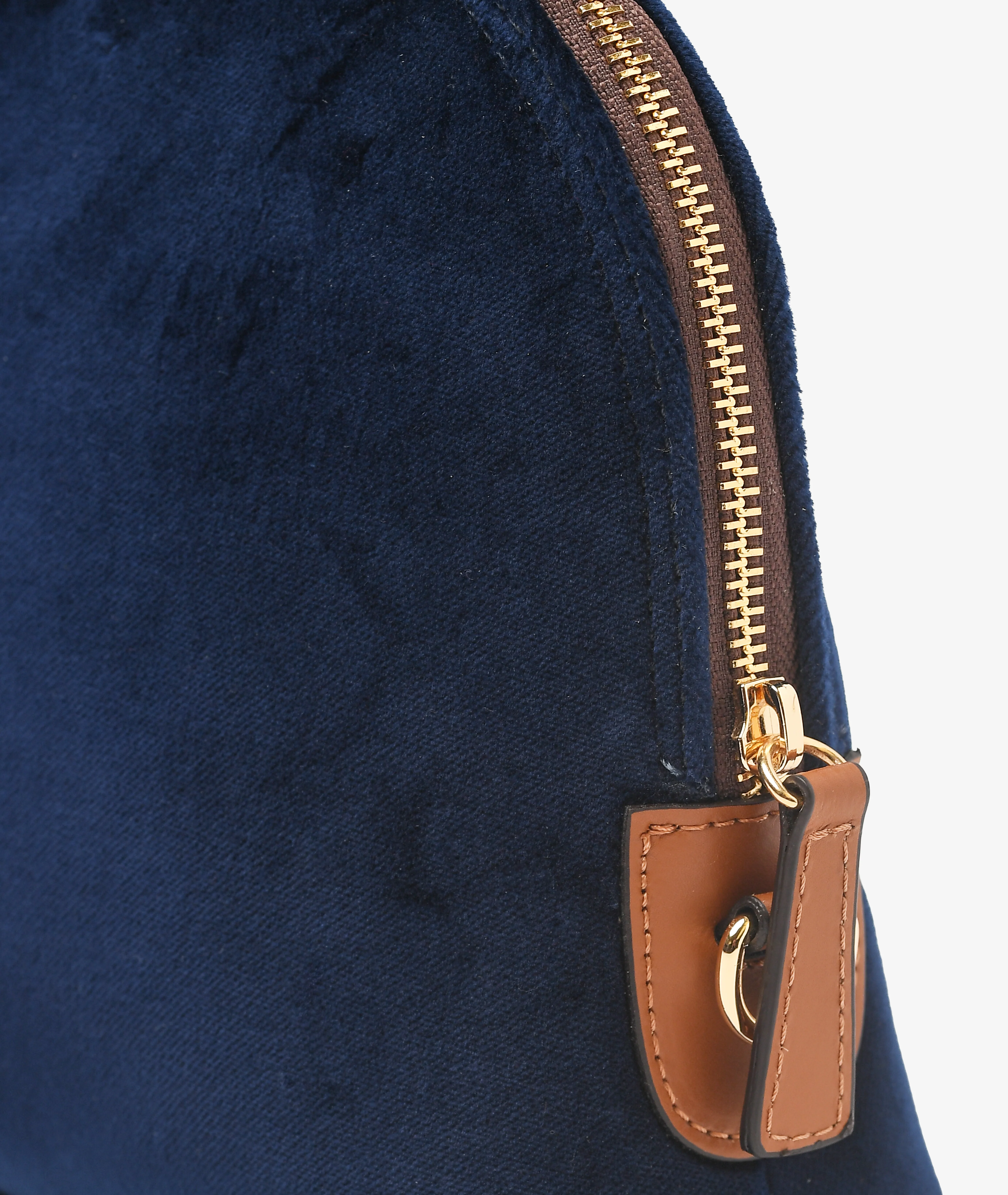 Trousse Large Velvet - Blue - Image 3