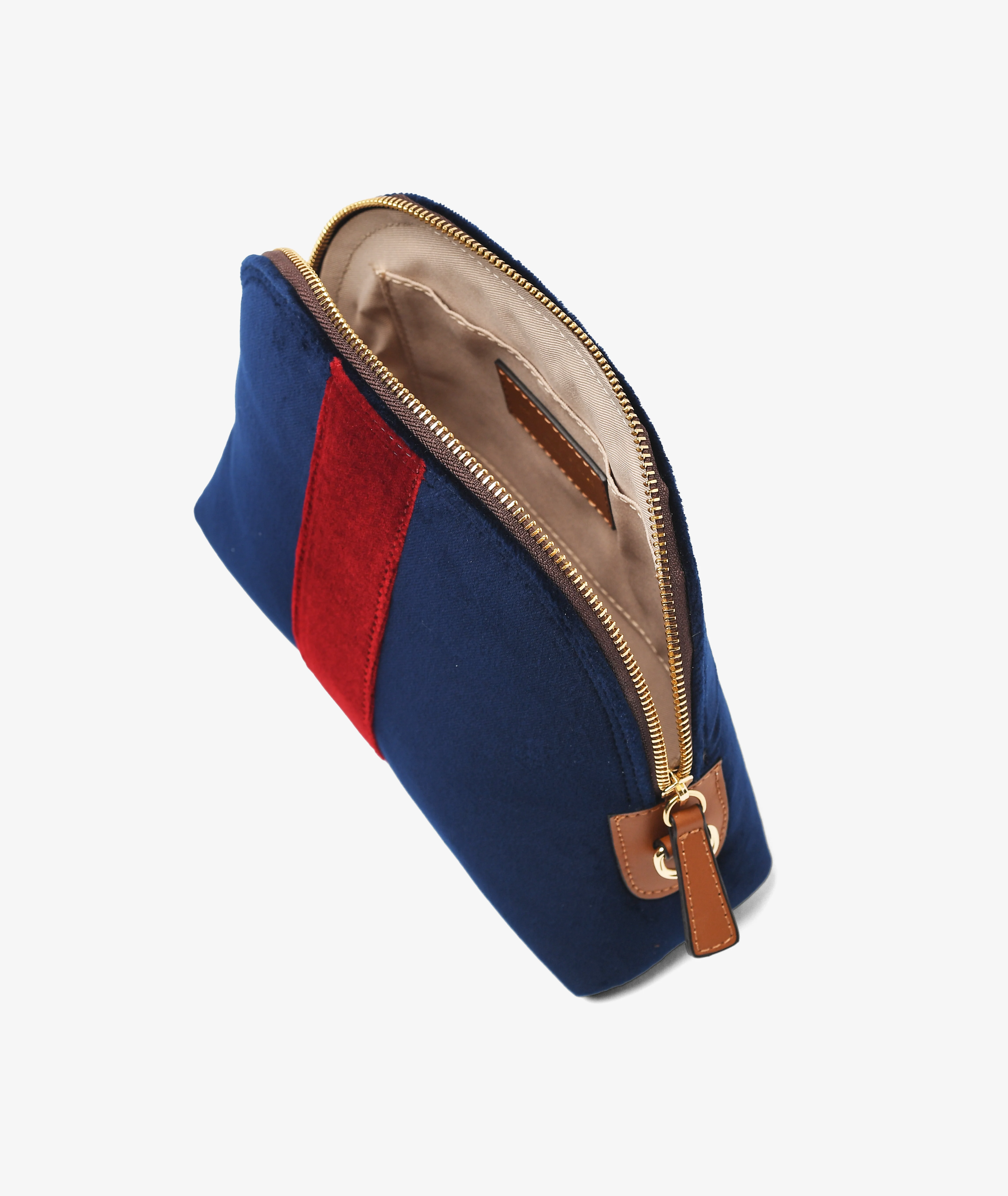 Trousse Large Velvet - Blue - Image 4