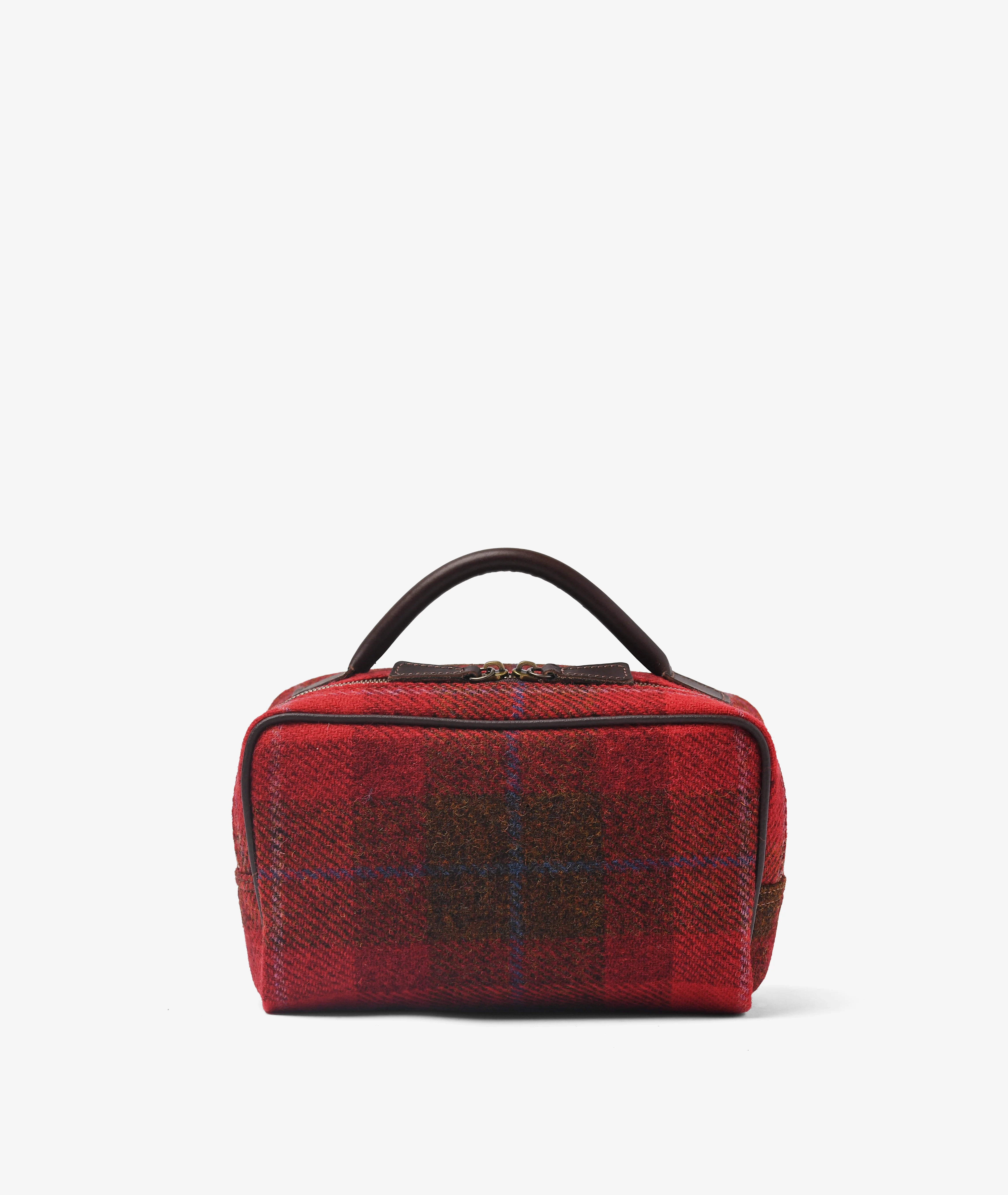Beauty Case Harris Tweed - Red