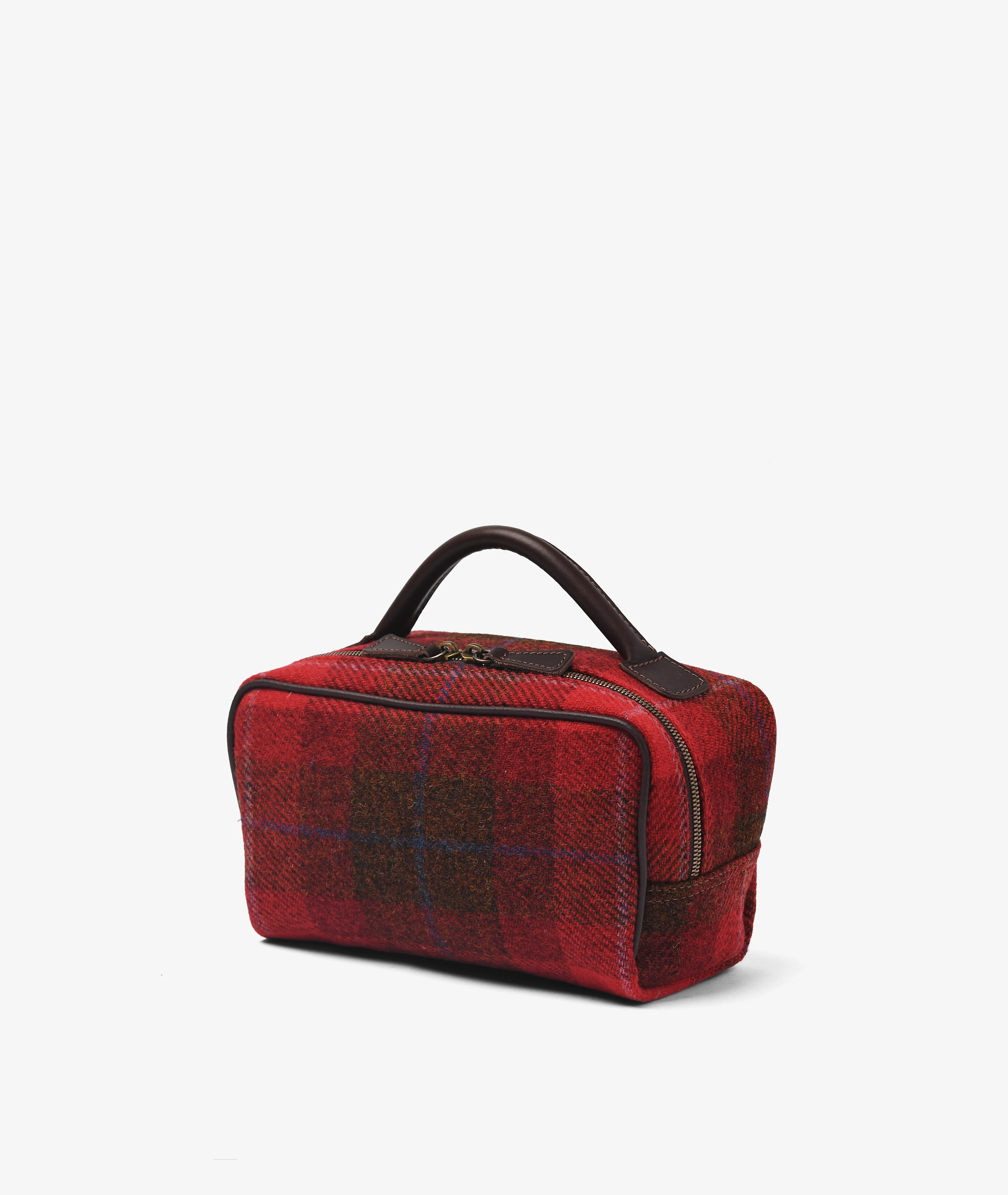 Beauty Case Harris Tweed - Red - Image 2