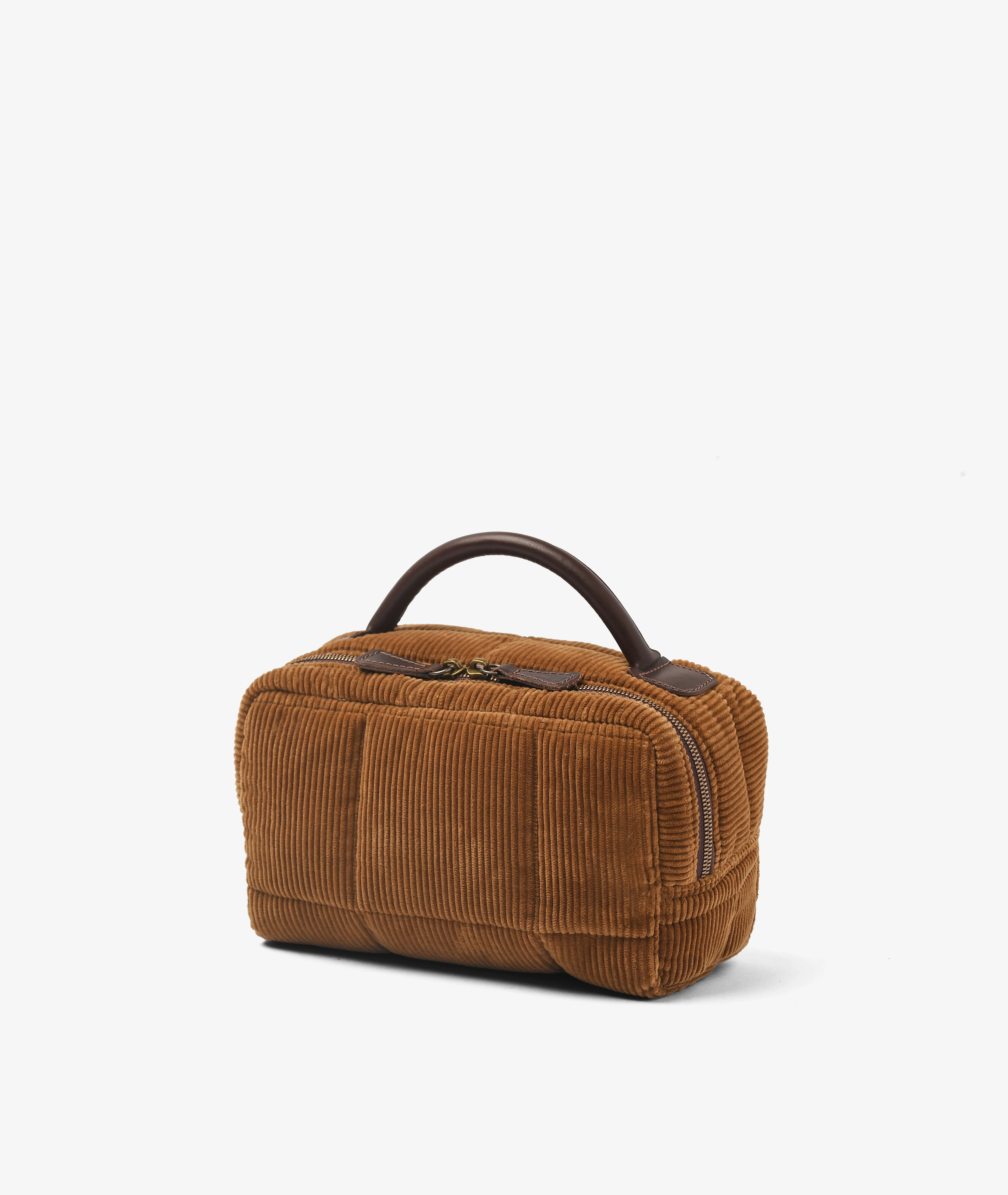 Beauty Case Velour - Camel - Image 2