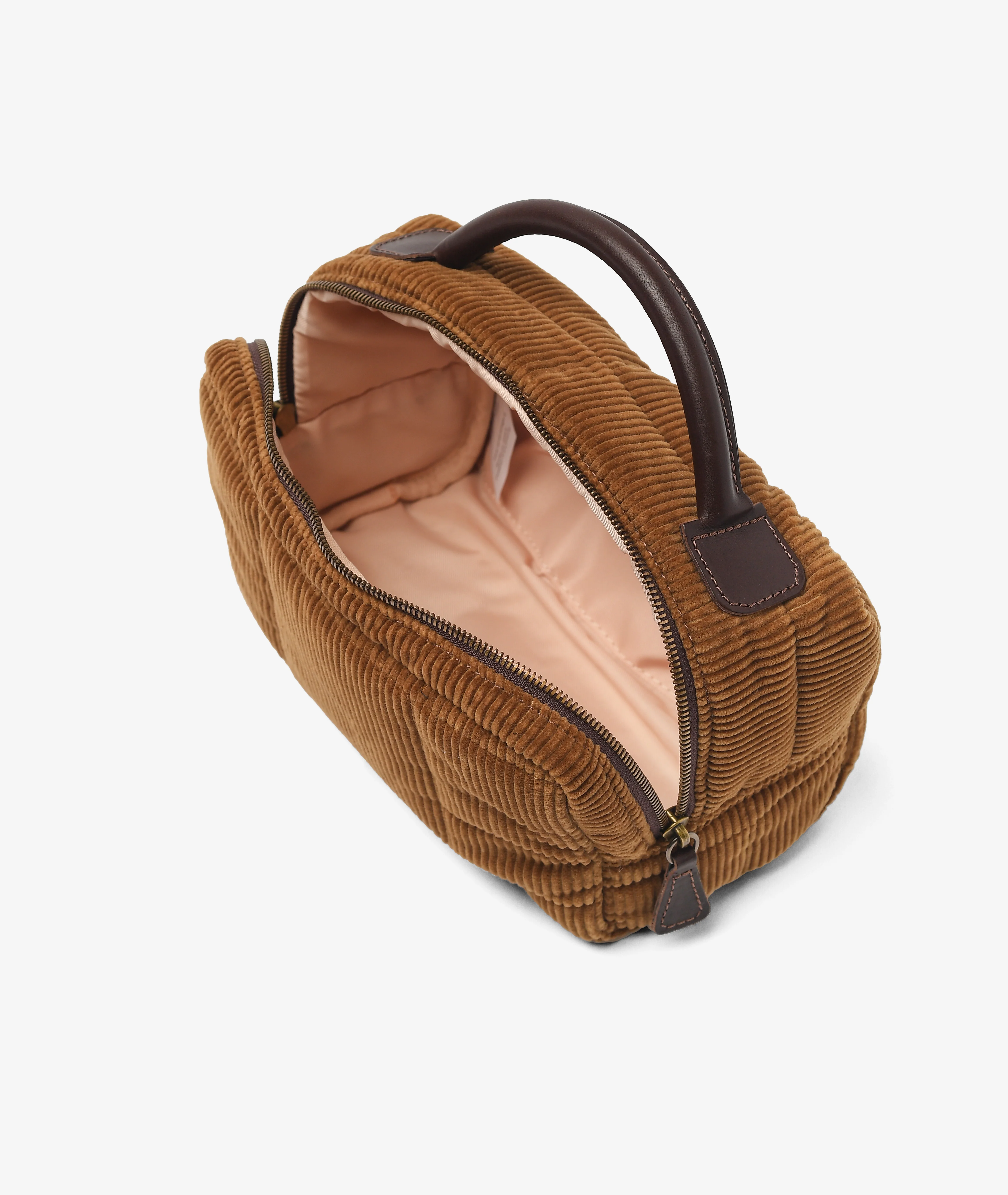 Beauty Case Velour - Camel - Image 4