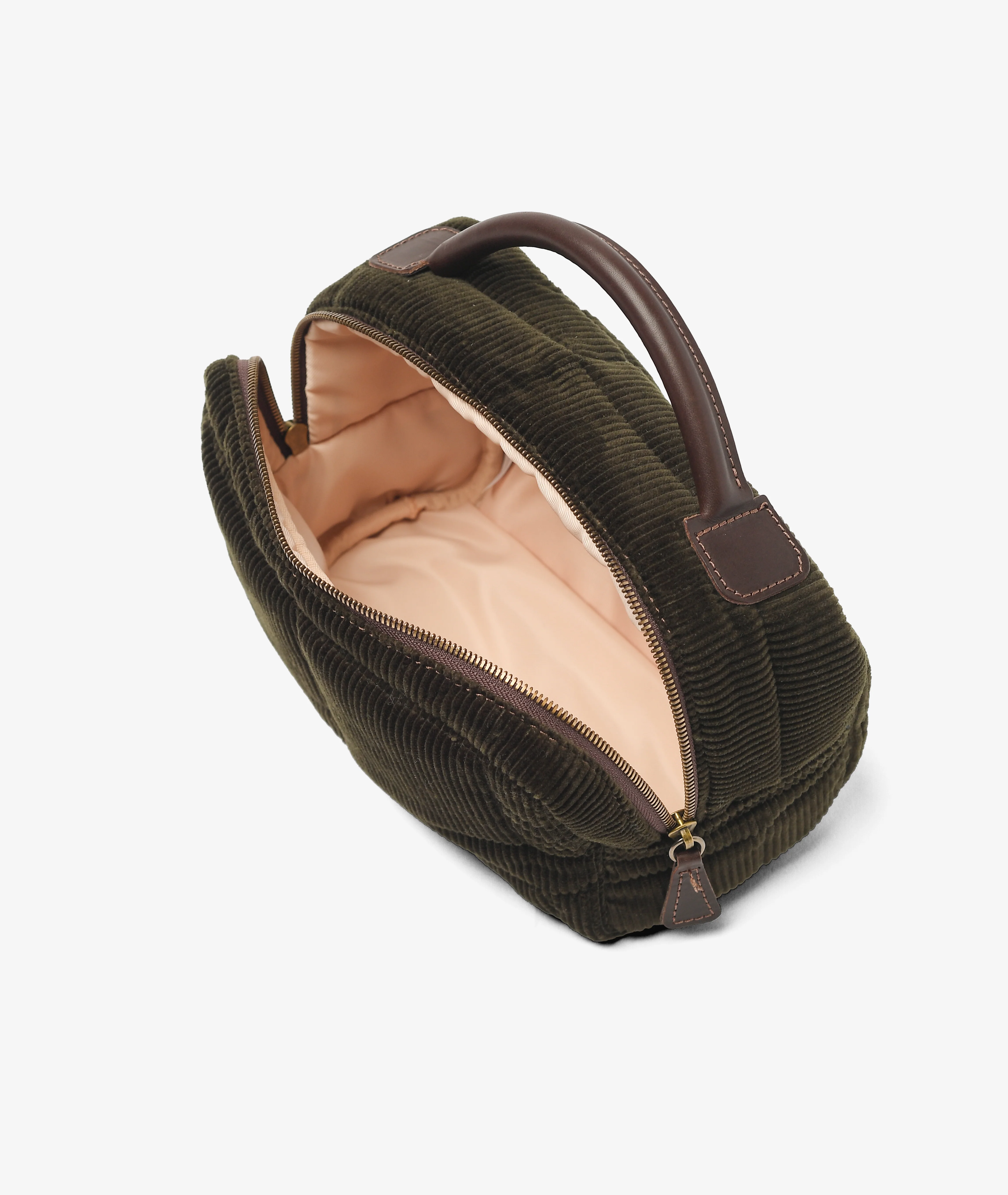 Beauty Case Velour - Forest Green - Image 4