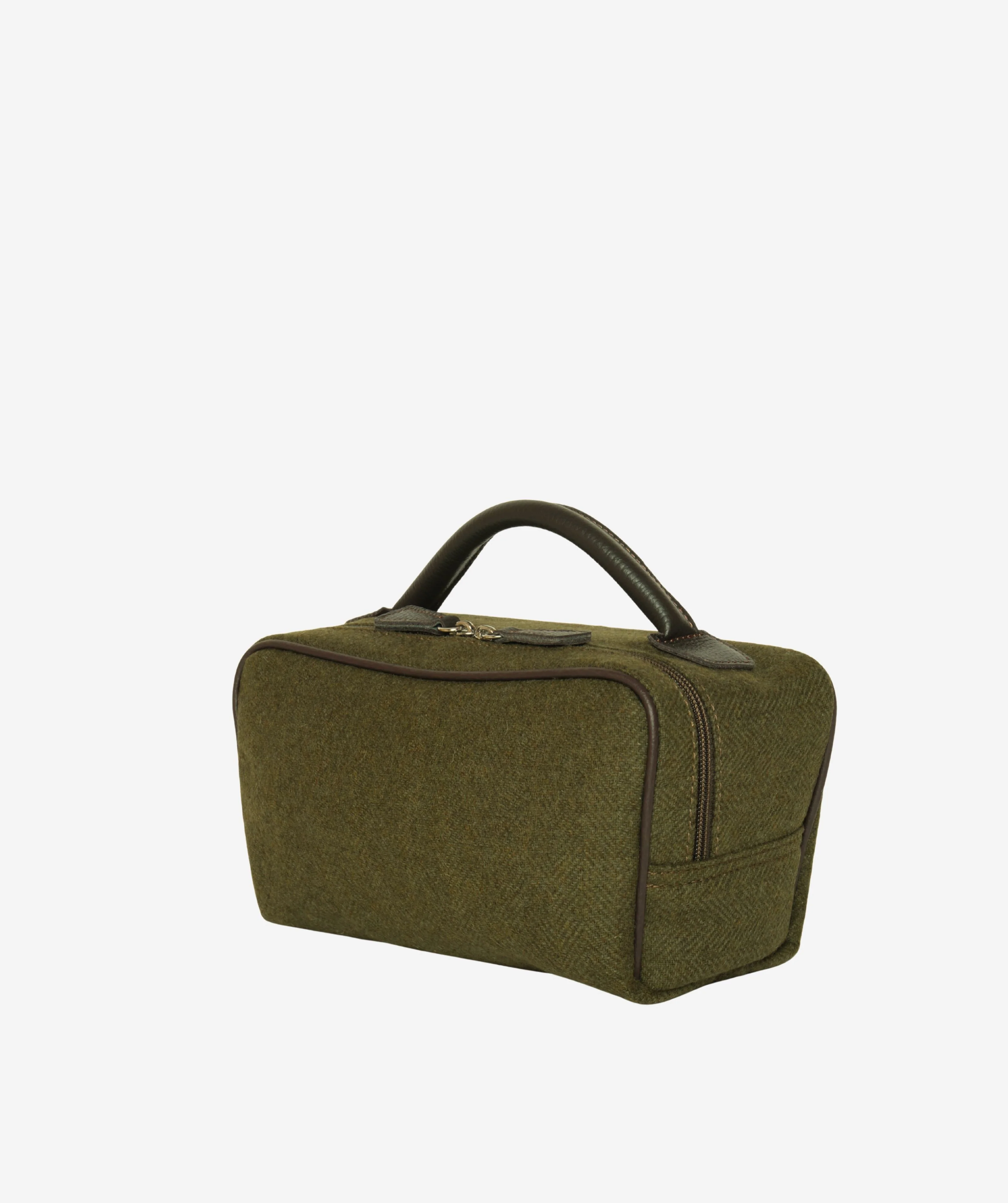 Beauty Case Wool - Forest Green