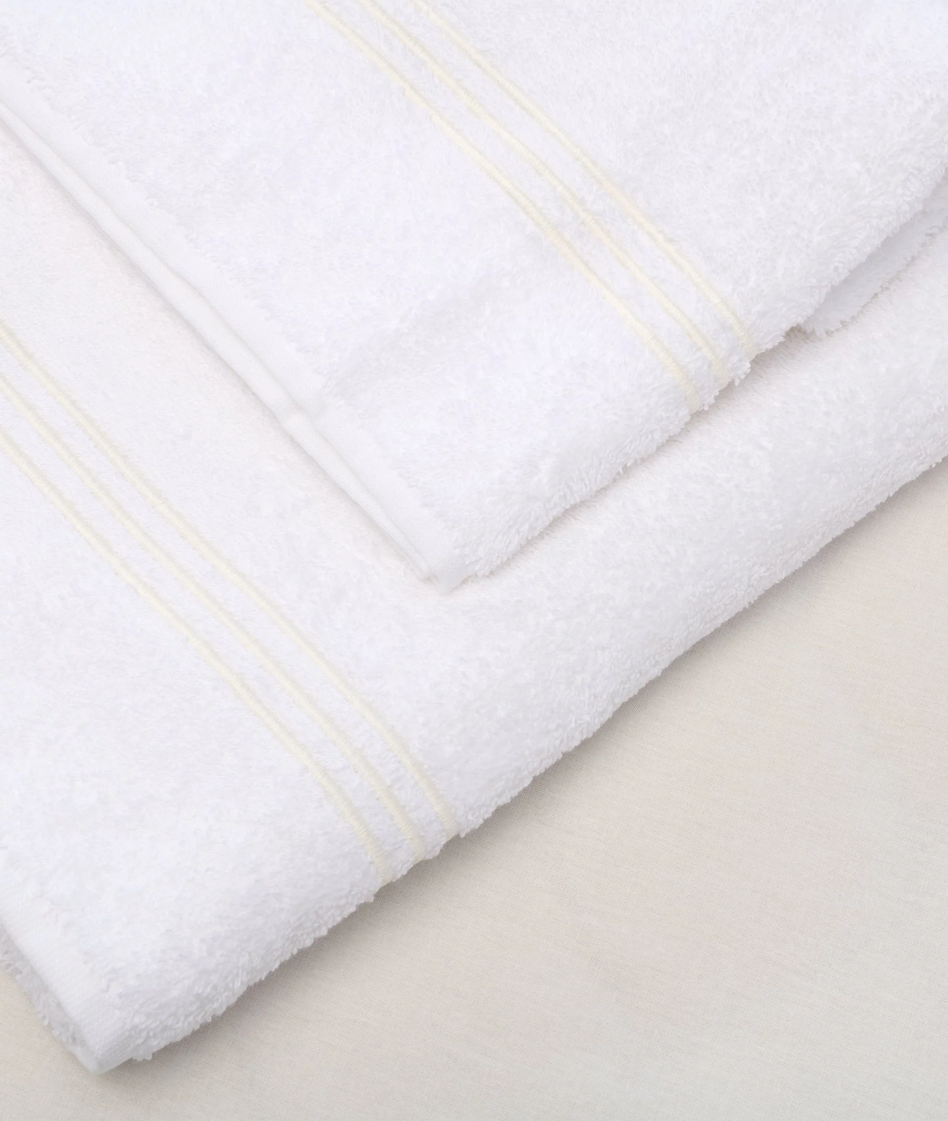 Couple Bath Towels Taviano Cream - Image 3