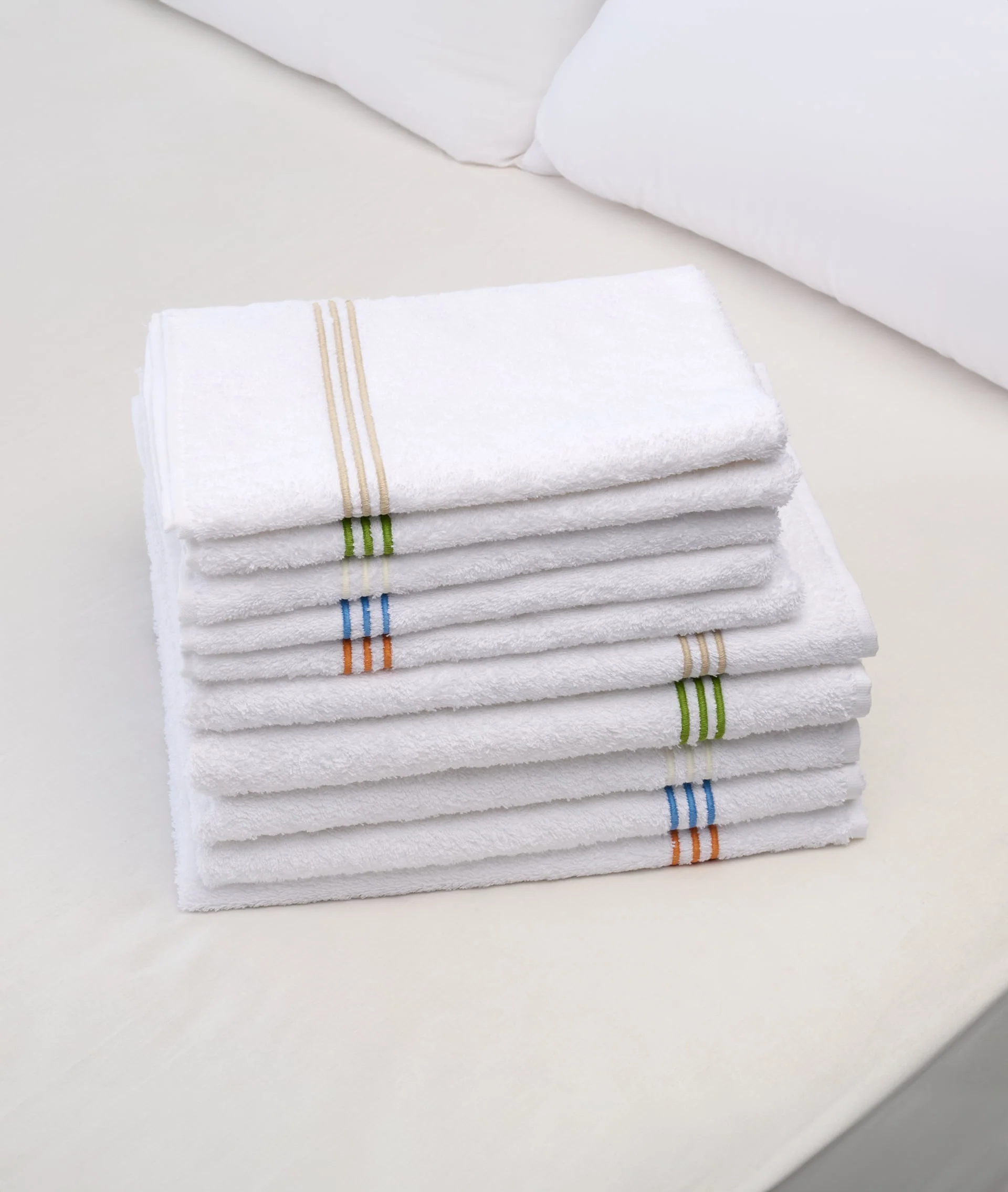 Couple Bath Towels Taviano Cream - Image 4