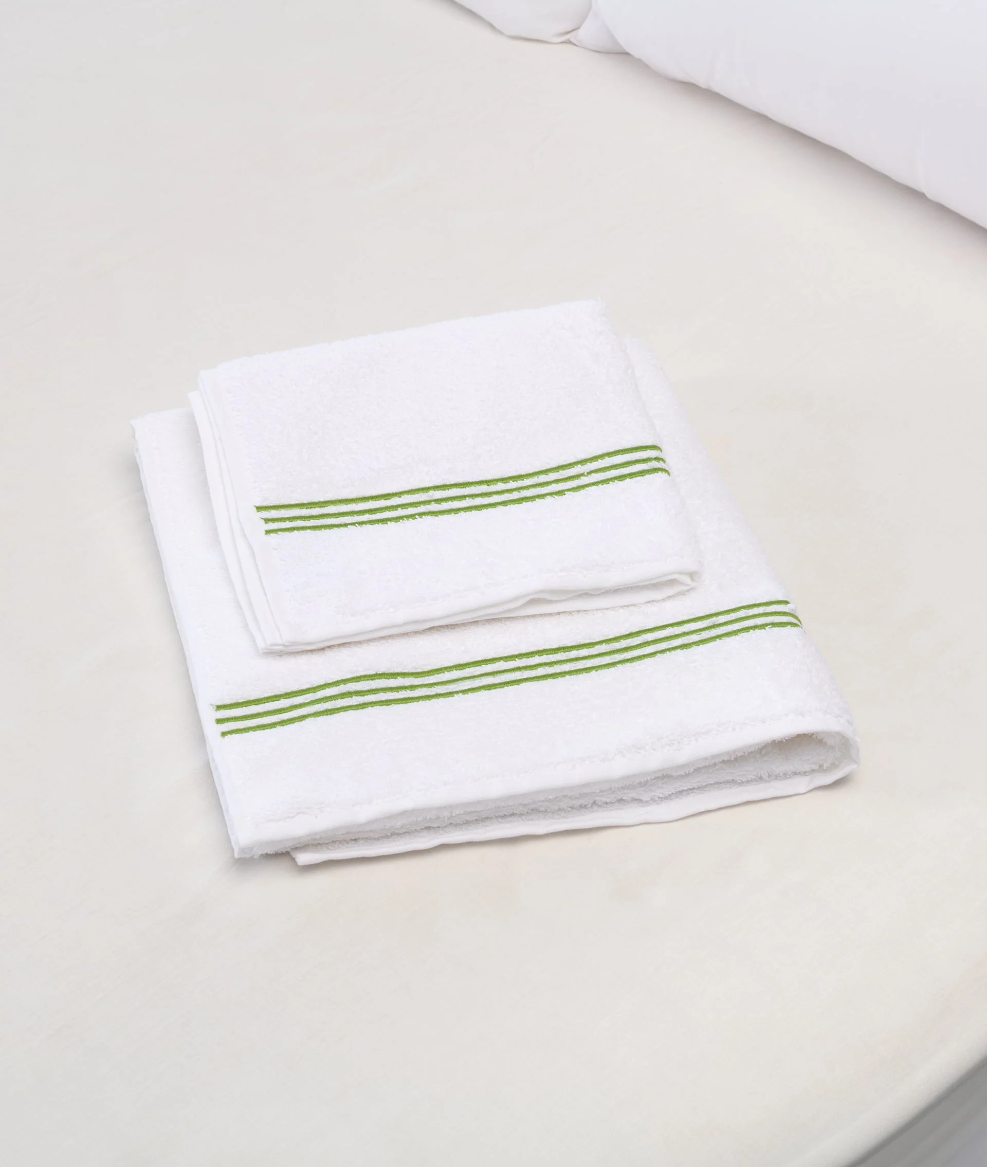 Couple Bath Towels Taviano Green - Image 2