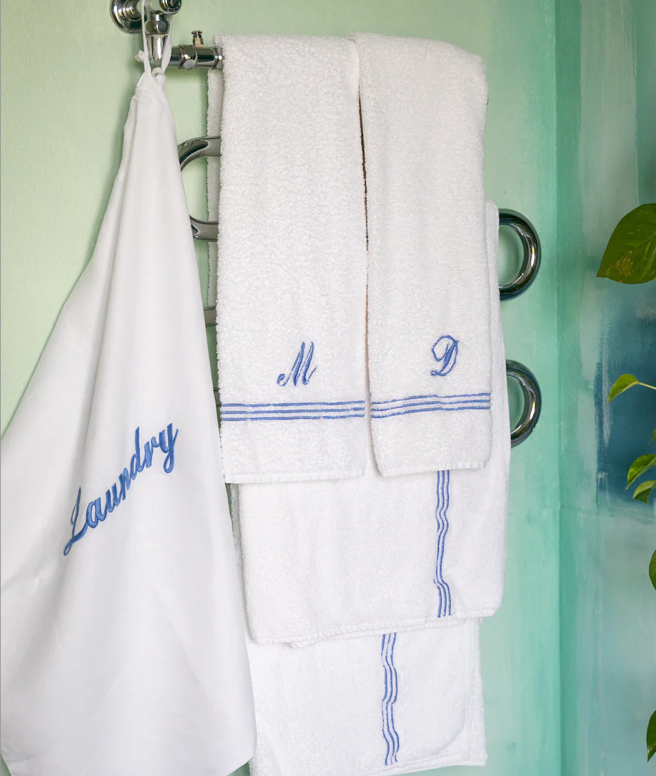 Couple Bath Towels Taviano Raw - Image 5