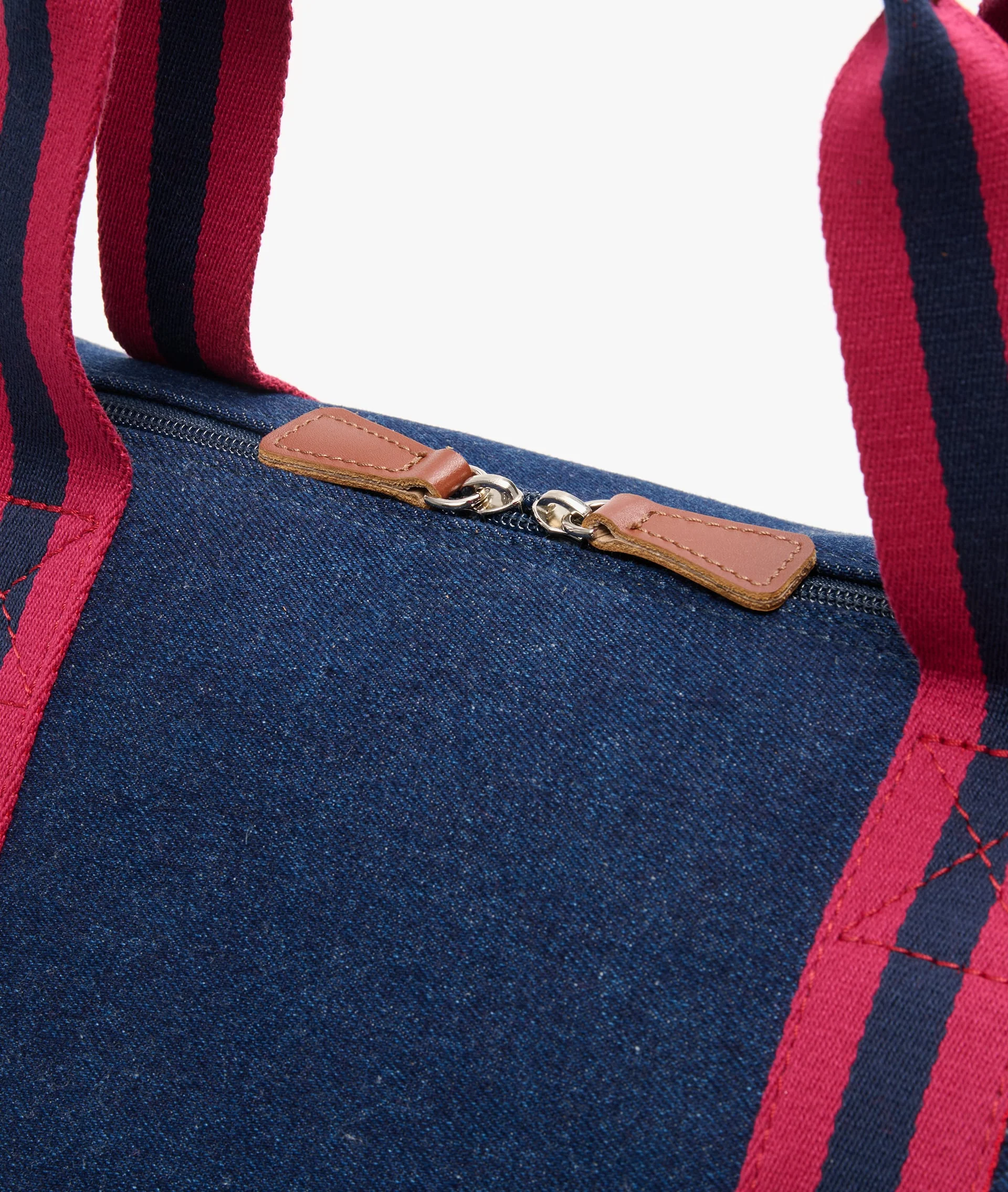 Boston Duffel Bag - Large in Denim - Image 3