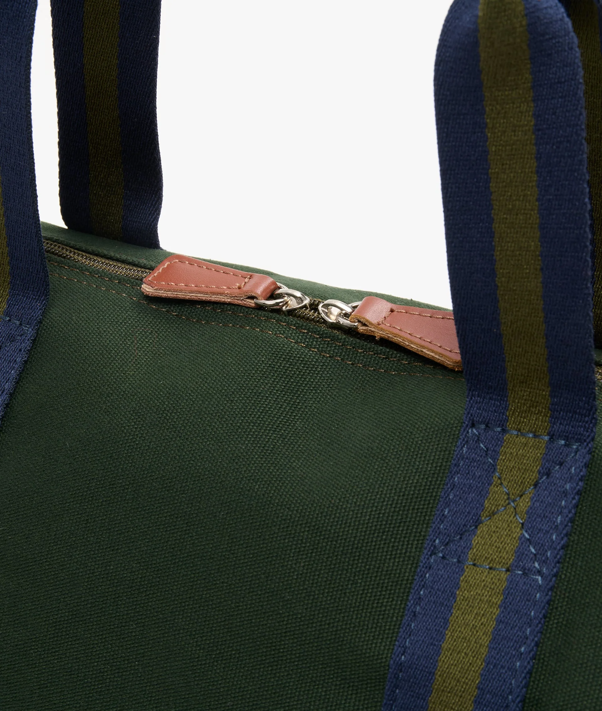Boston Duffel Bag – Small in Dark Green - Image 3