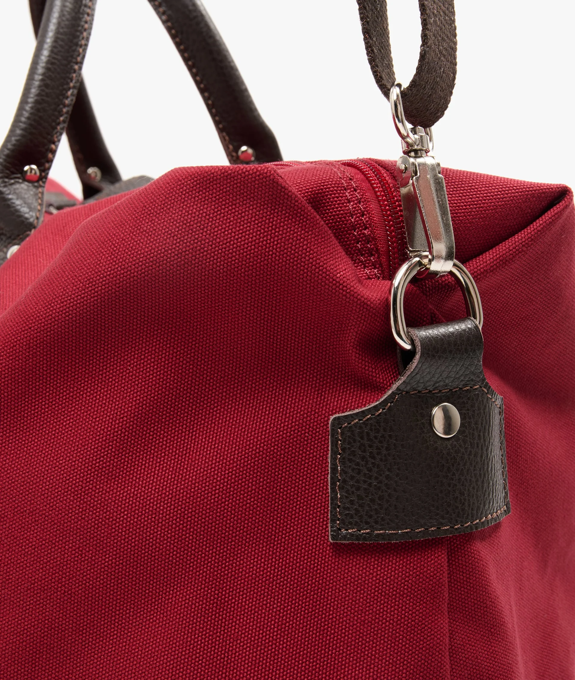 Harvard Duffel Bag - Large in Burgundy - Image 3