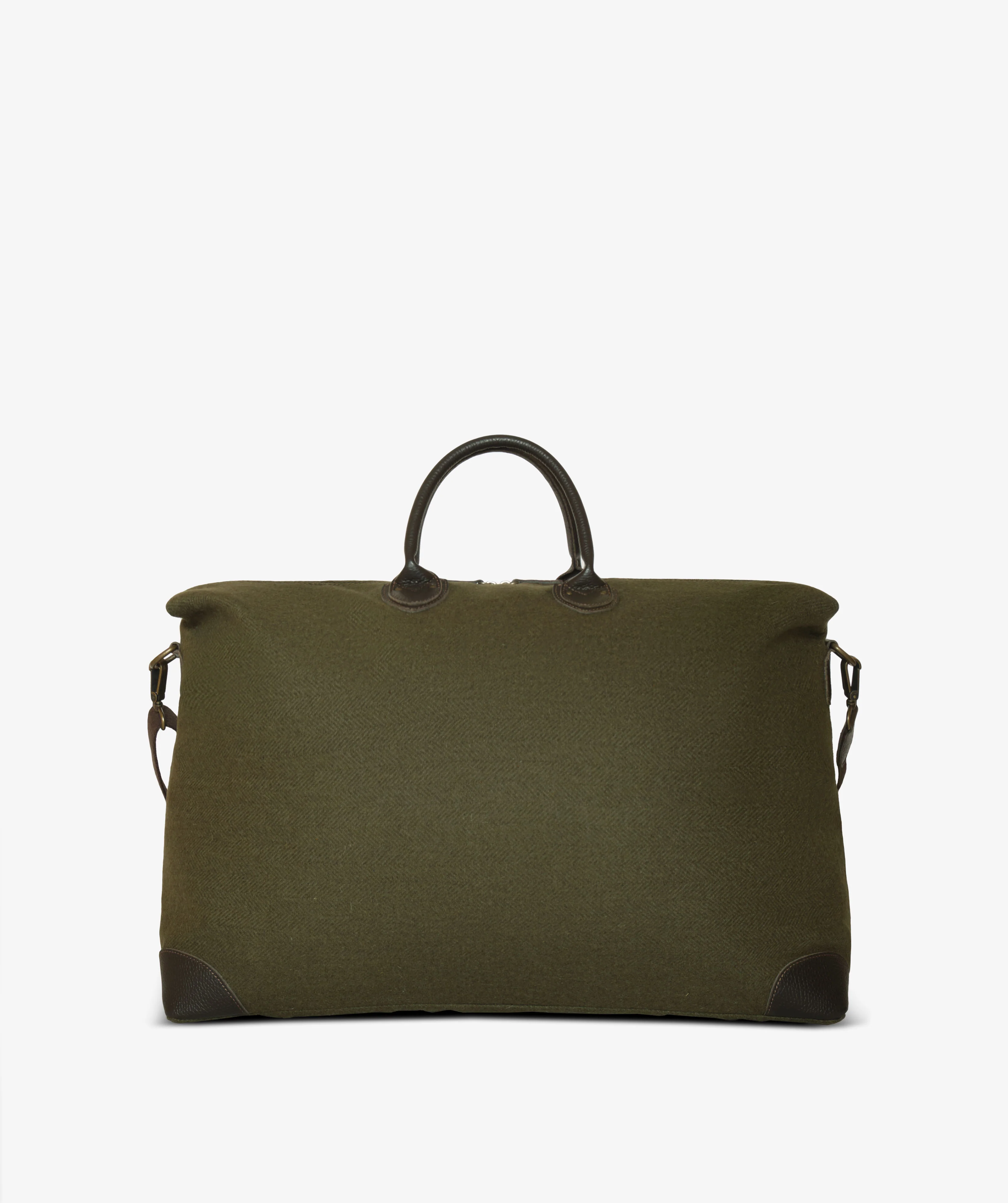 Harvard Duffel Bag Large in Dark Green Wool