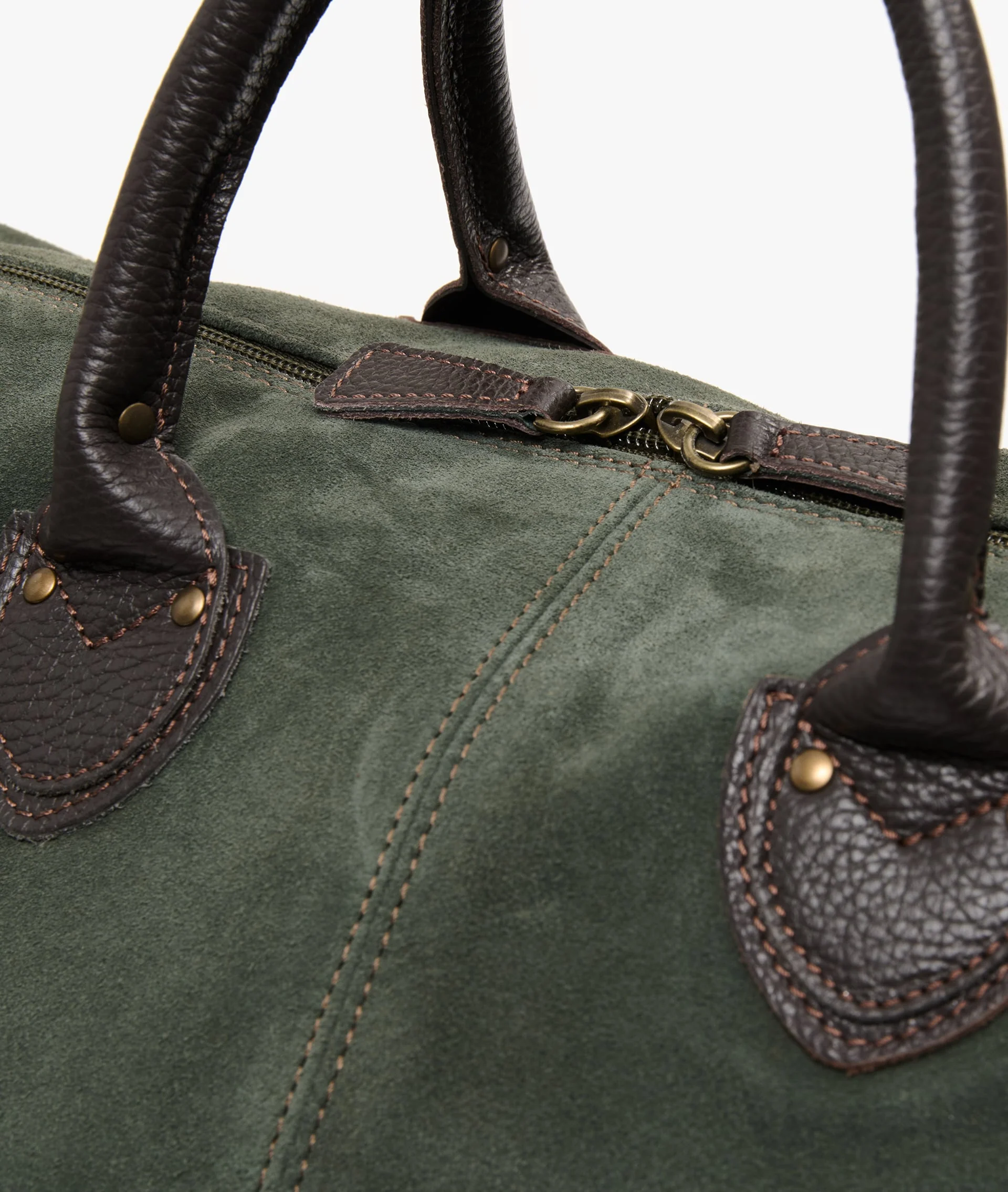 Harvard Duffel Bag Deluxe – Large in Dark Green - Image 3