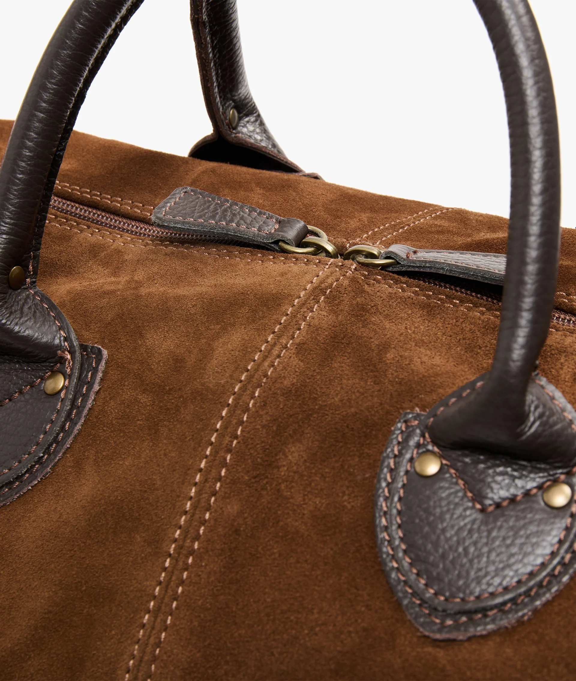 Harvard Duffel Bag Deluxe – Large in Tobacco - Image 3