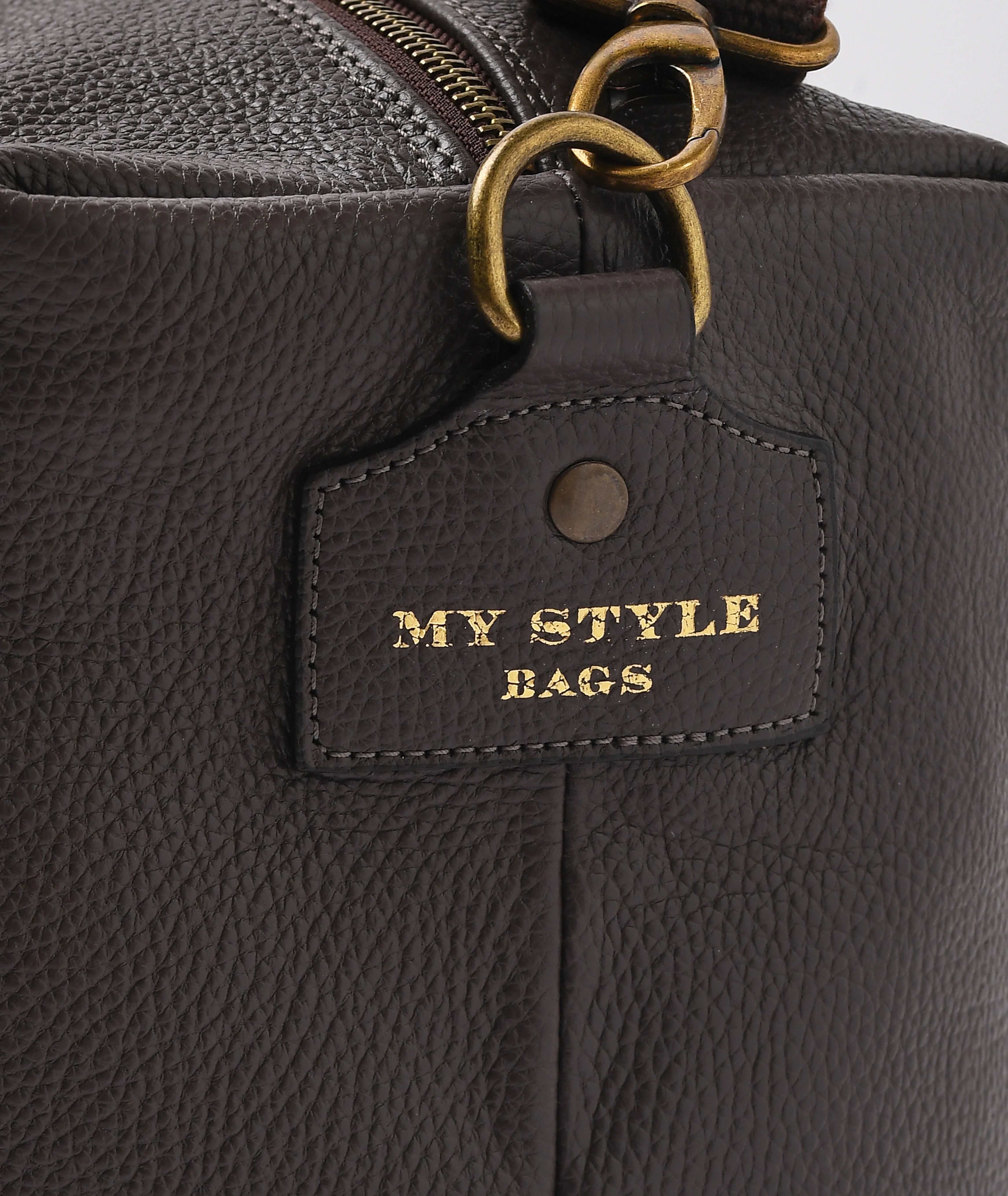 Harvard Milano Duffel Bag – Large in Brown - Image 4