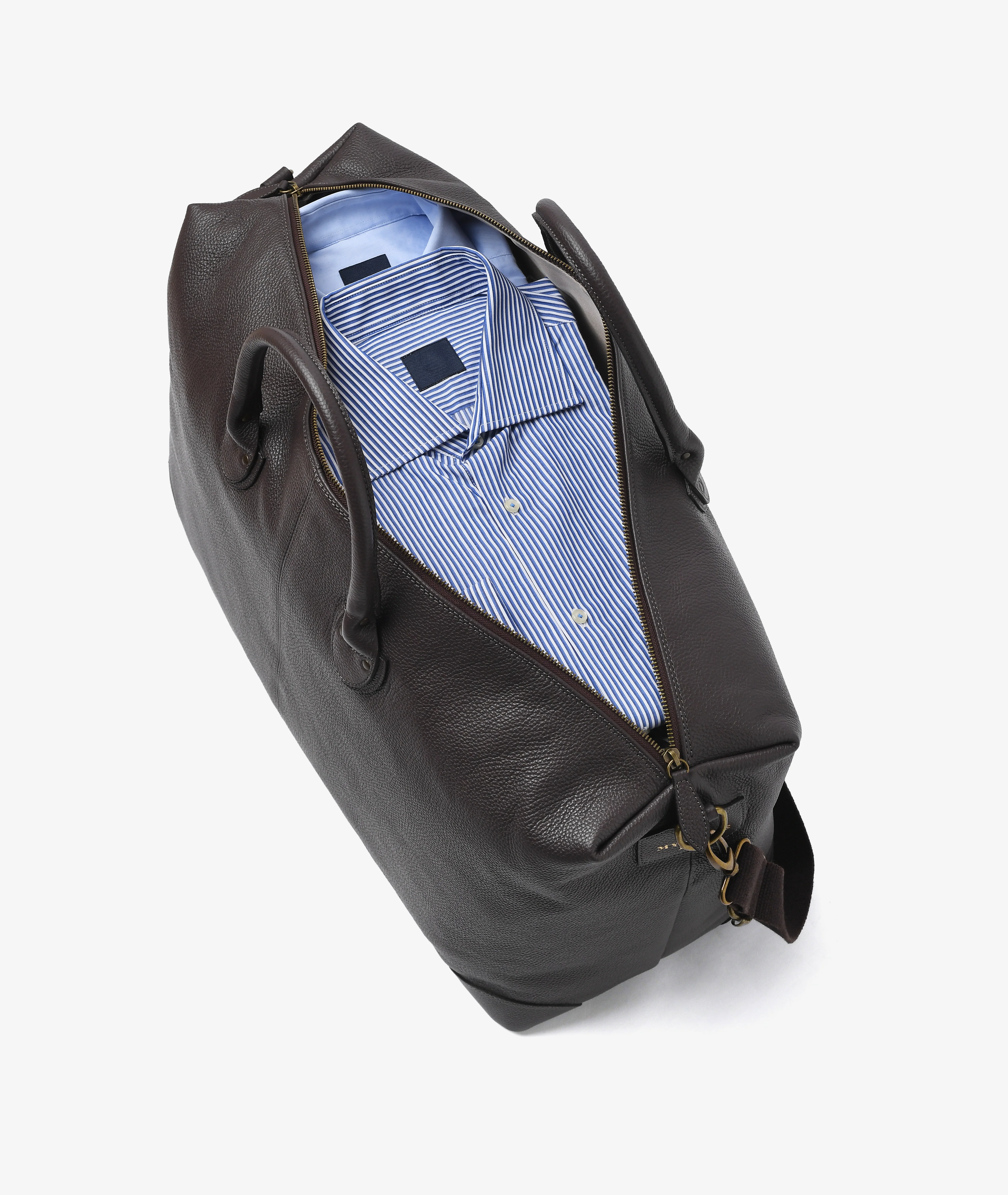 Harvard Milano Duffel Bag – Large in Brown - Image 5
