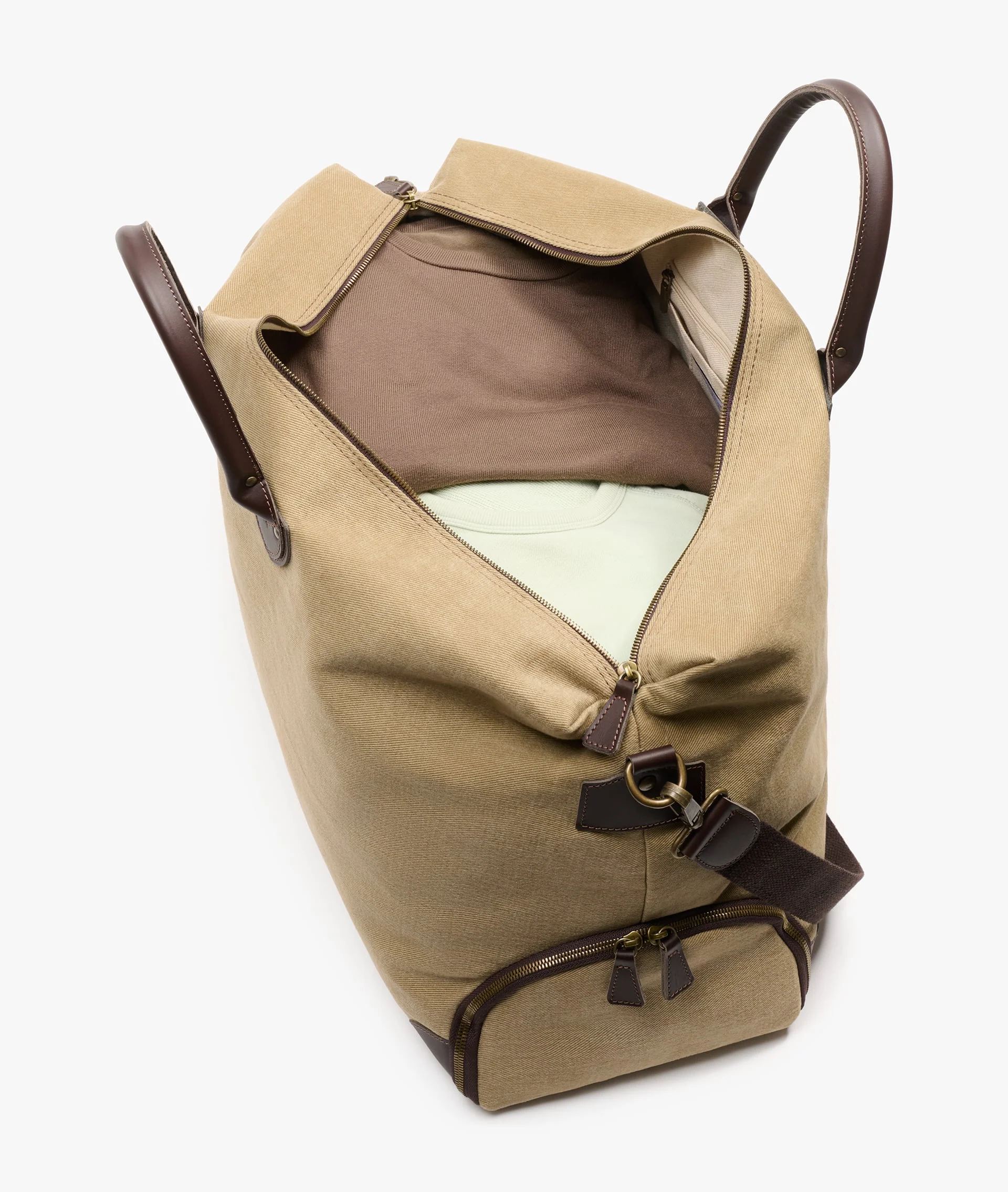 Harvard Duffel Bag Peachskin – Large in Beige - Image 4
