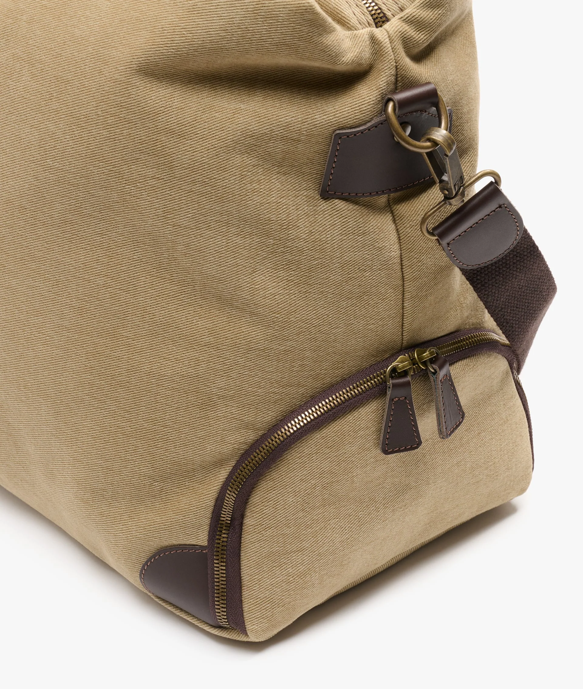 Harvard Duffel Bag Peachskin – Large in Beige - Image 5