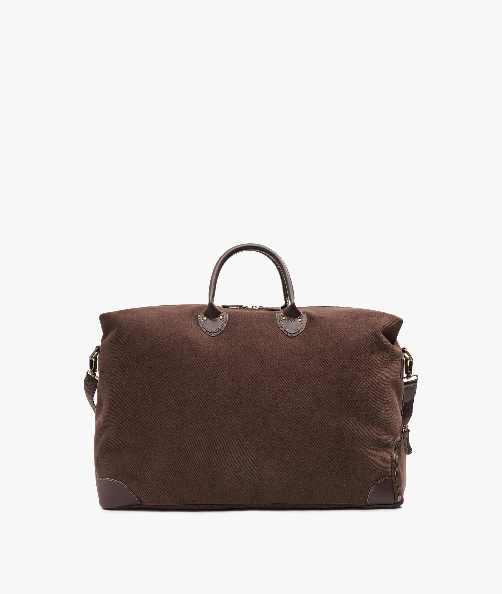 Harvard Duffel Bag Peachskin – Large in Chocolate
