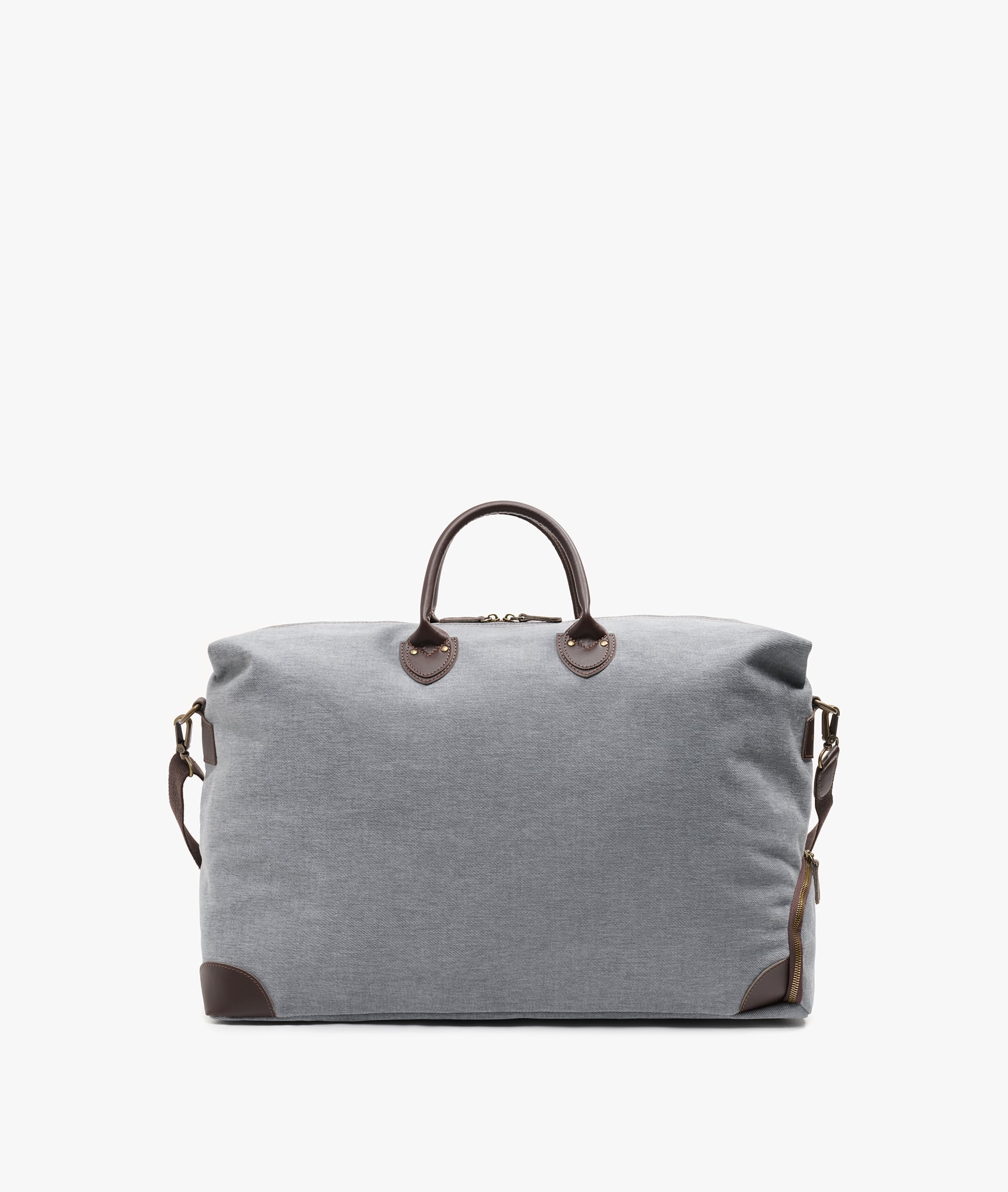 Harvard Duffel Bag Peachskin - Large in Grey