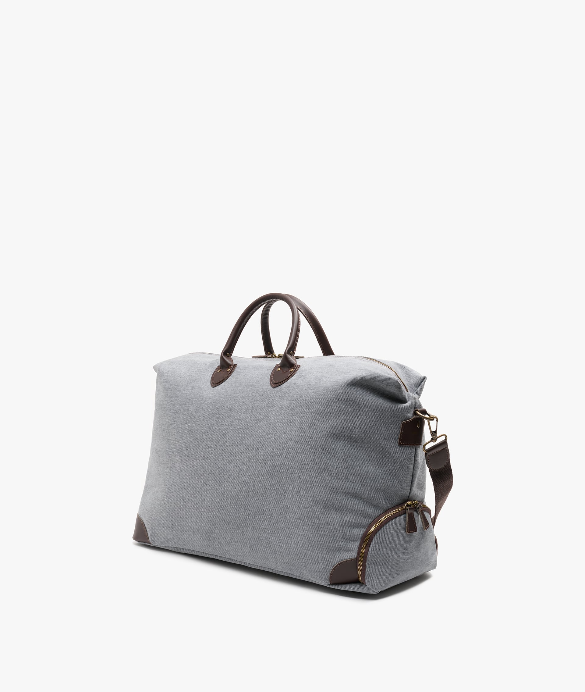 Harvard Duffel Bag Peachskin - Large in Grey - Image 2