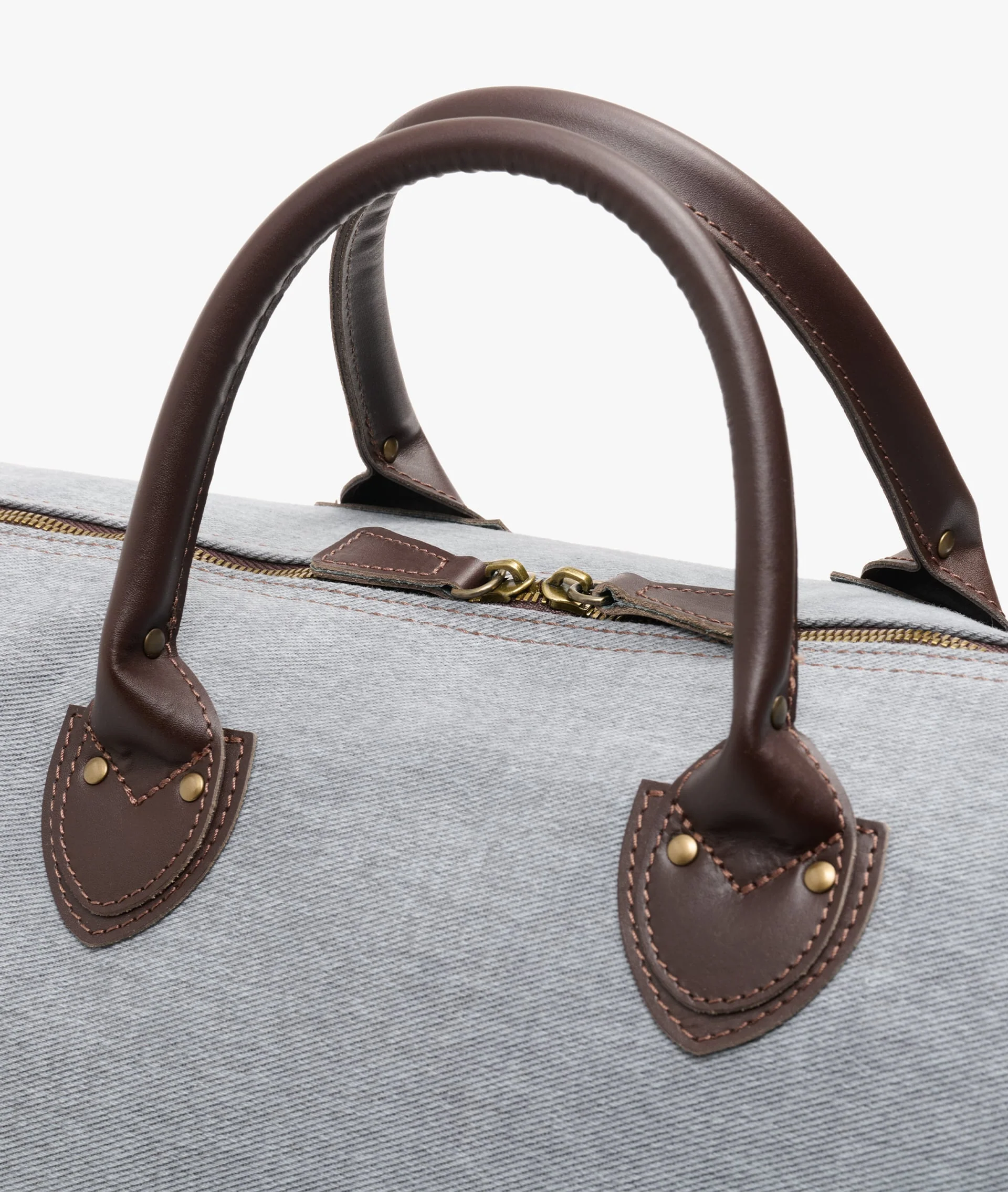 Harvard Duffel Bag Peachskin - Large in Grey - Image 3