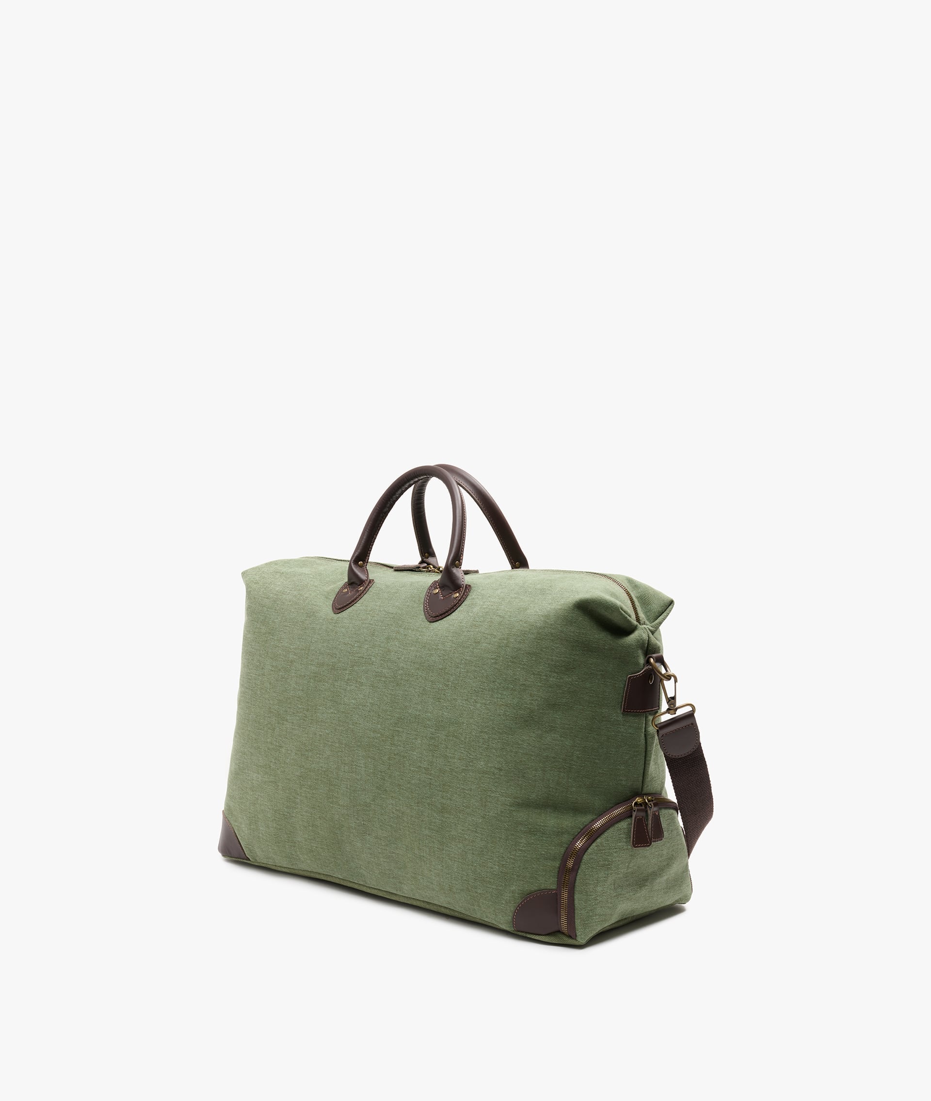  Harvard Duffel Bag Peachskin – Large in Meadow Green - Image 2