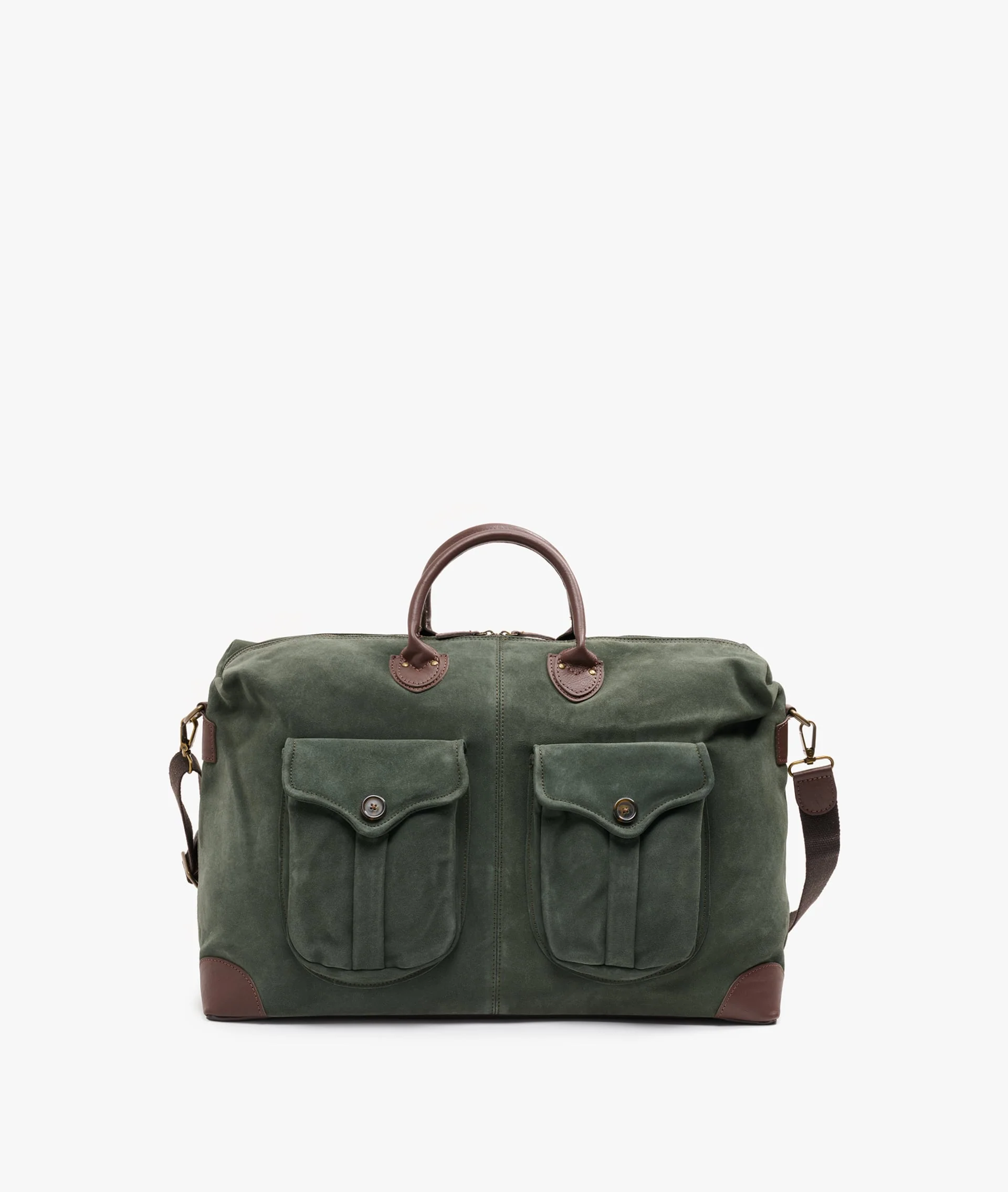 Harvard Duffel Bag Safari Deluxe in Dark Green