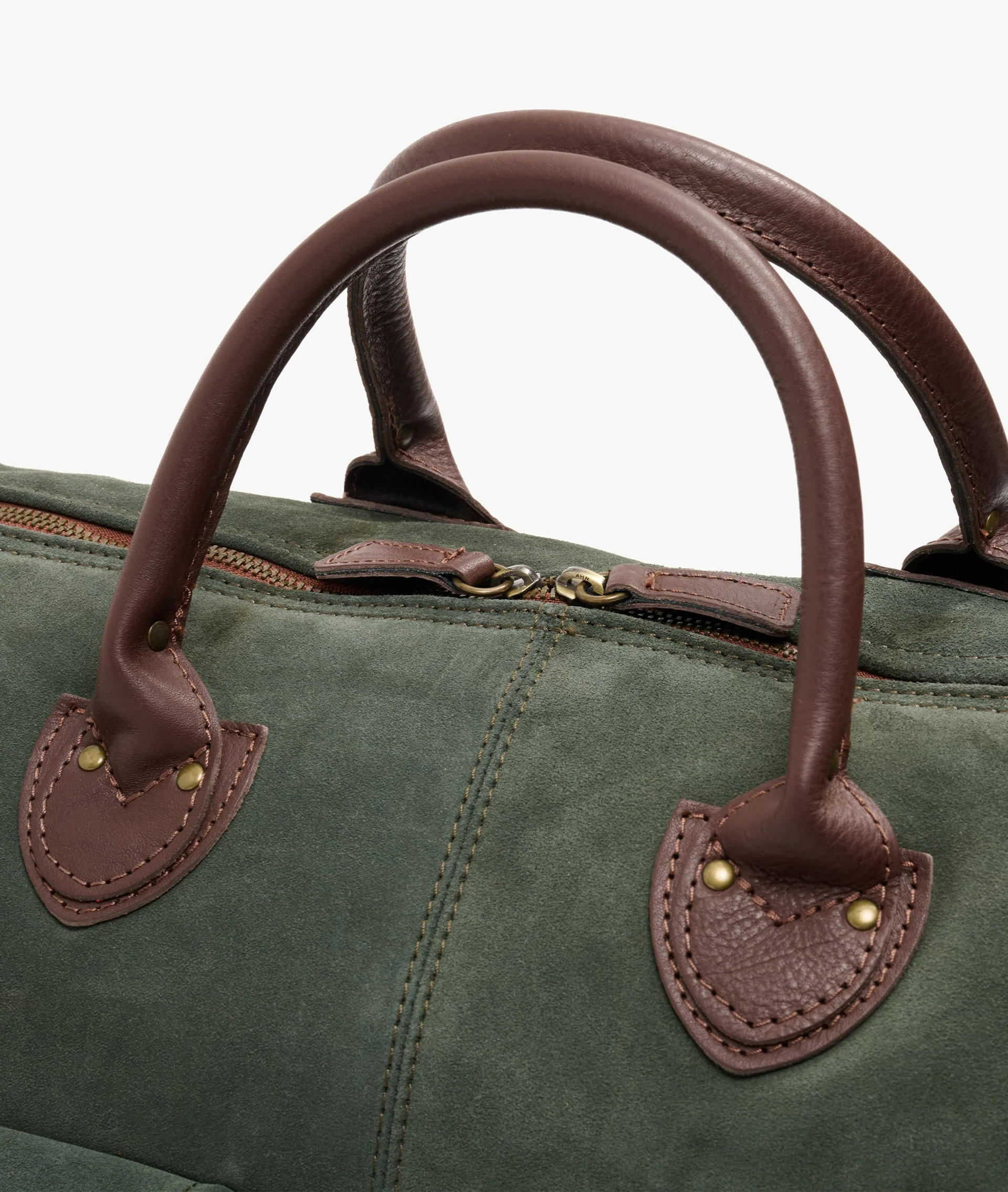 Harvard Duffel Bag Safari Deluxe in Dark Green - Image 3
