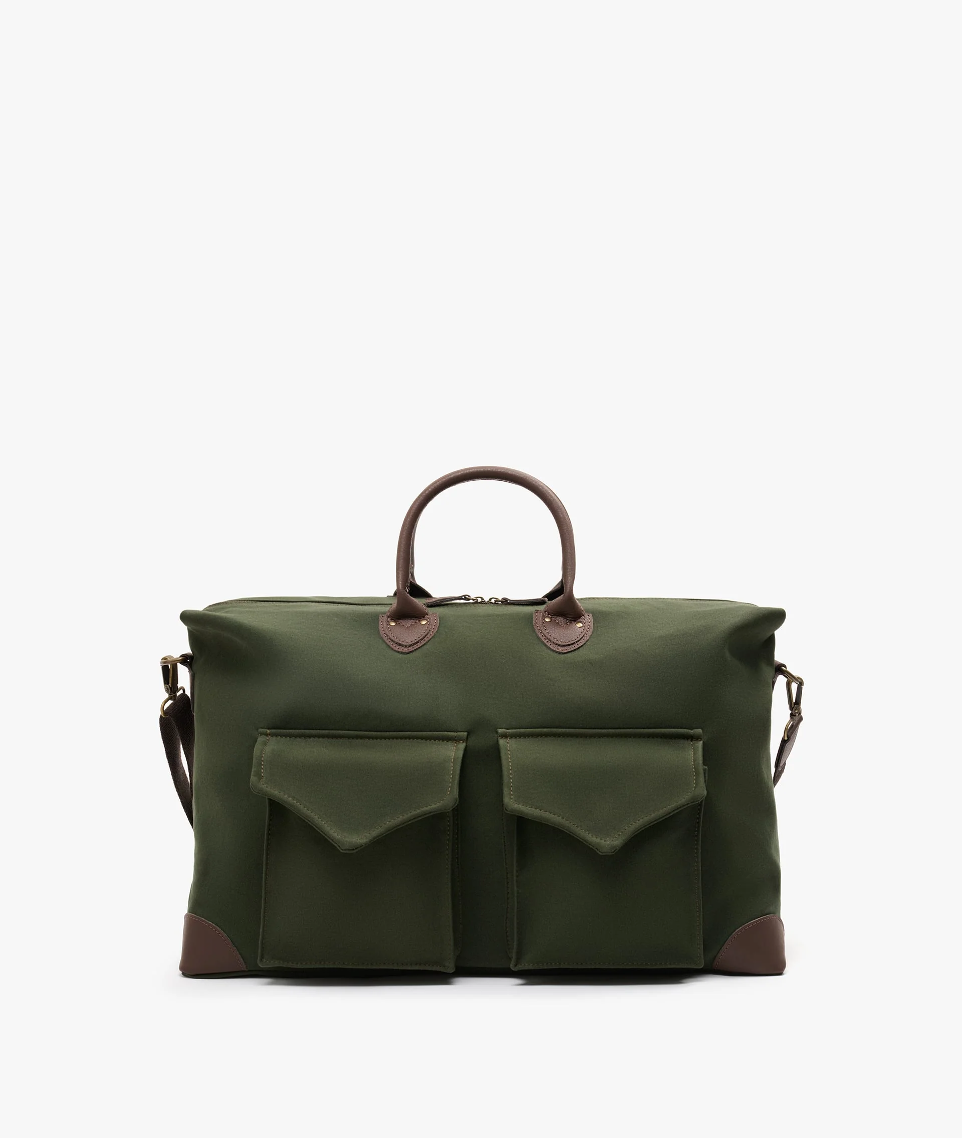 Harvard Safari Duffel Bag in Dark Green