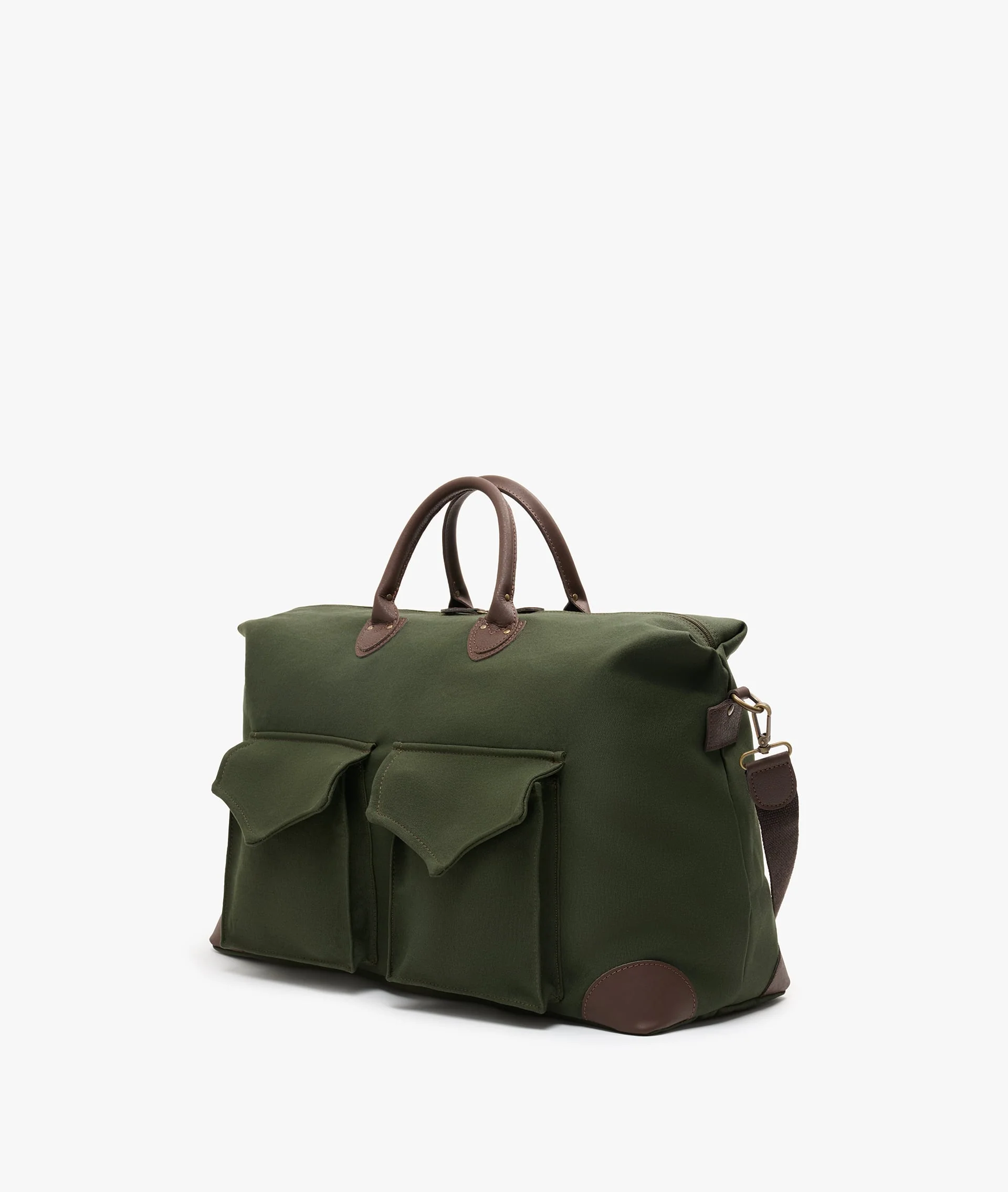 Harvard Safari Duffel Bag in Dark Green - Image 2