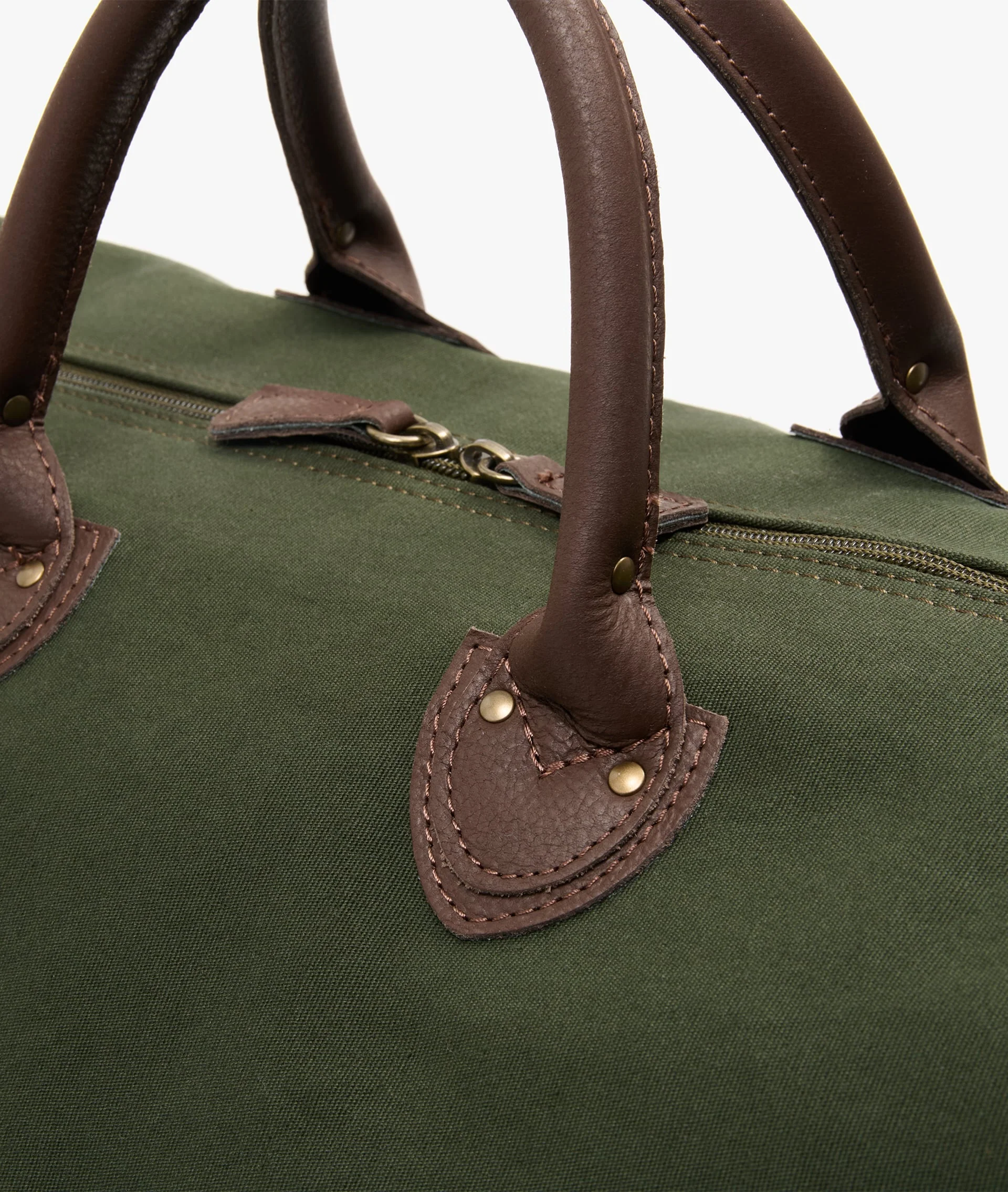 Harvard Safari Duffel Bag in Dark Green - Image 3