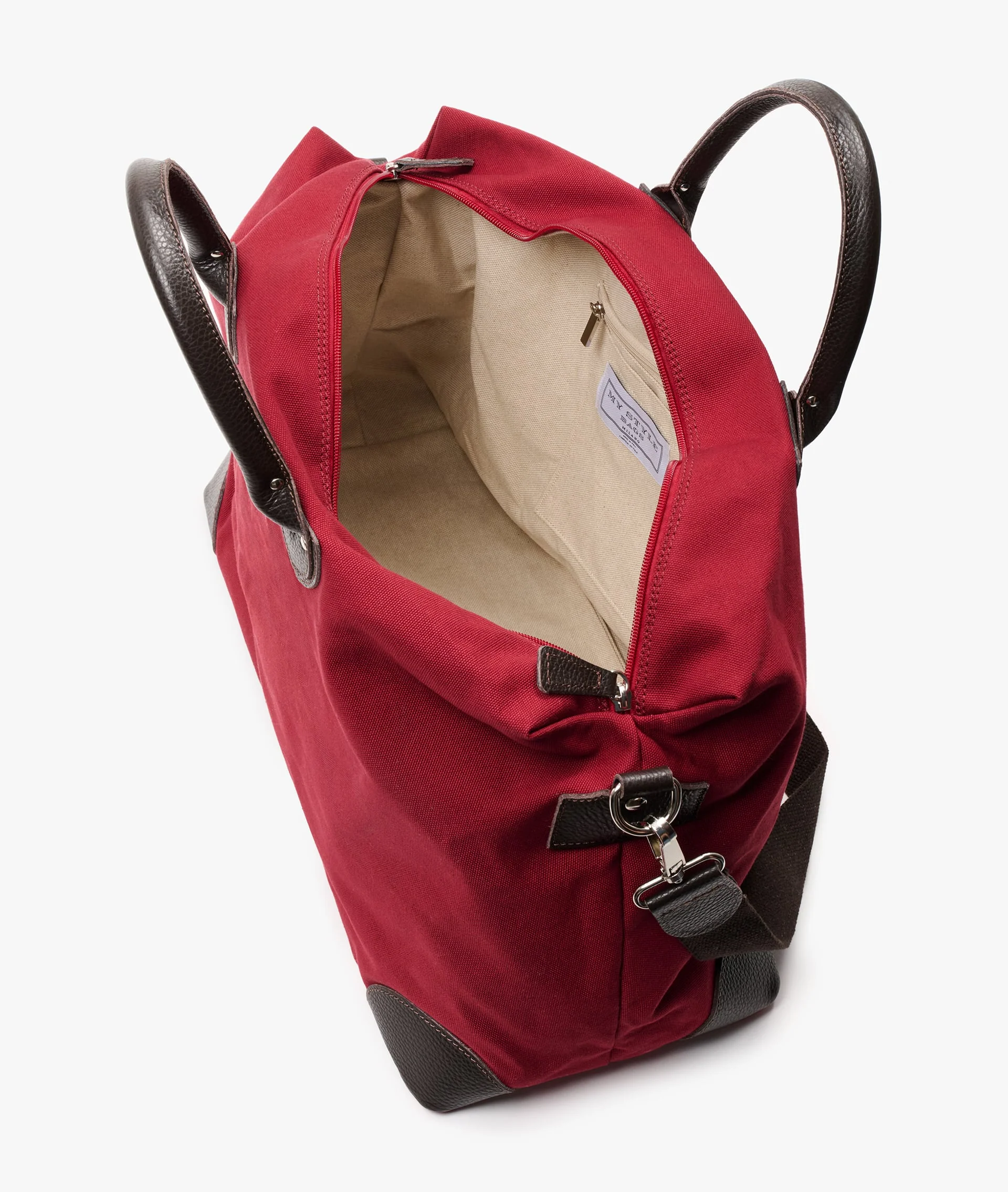 Duffel Bag Harvard Small Burgundy - Image 4