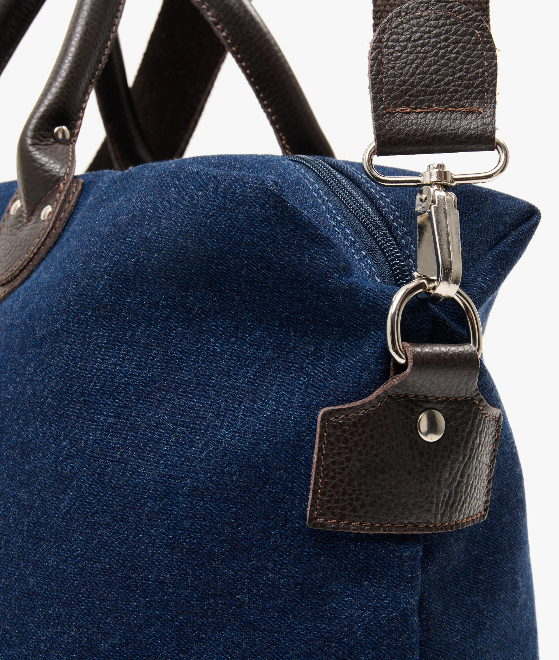 Harvard Duffel Bag - Small in Denim - Image 3